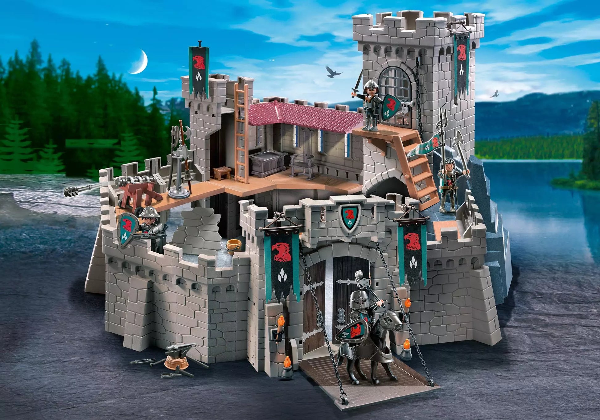 Playmobil 4866 Sammlerstück Knights Raubritterburg - plegobil