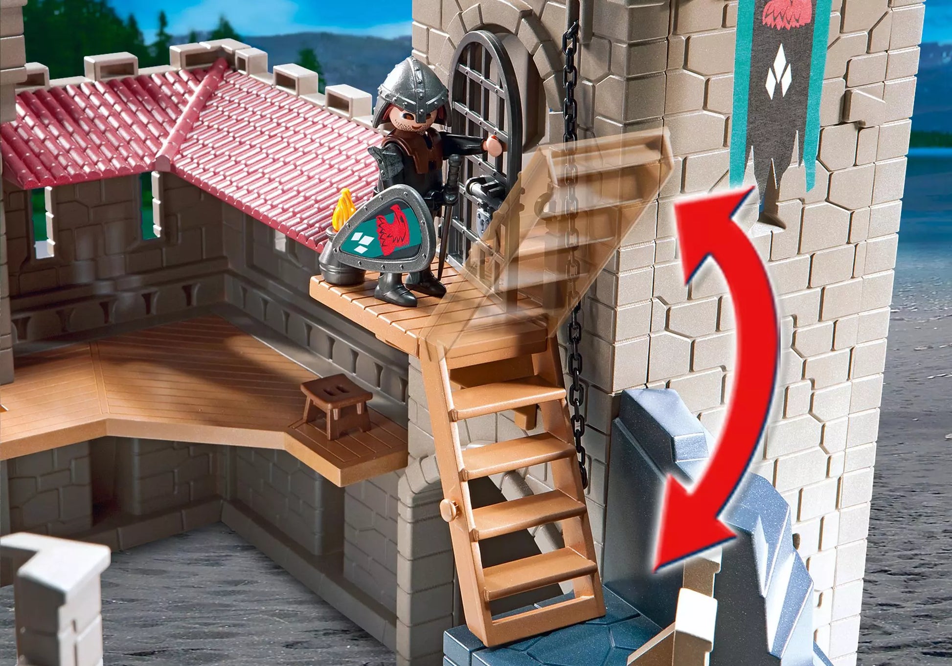 Playmobil 4866 Sammlerstück Knights Raubritterburg - plegobil
