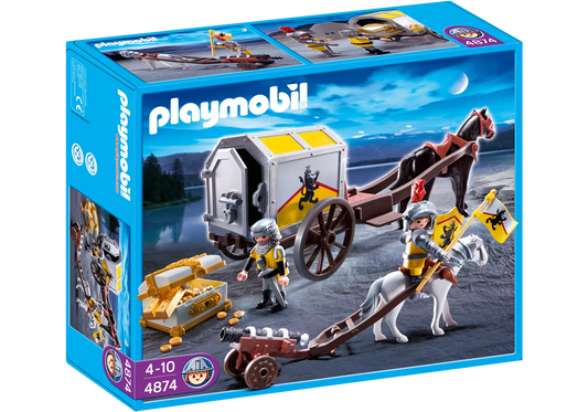 Playmobil 4874 Sammlerstück Knights Goldtransport der Löwenritter - plegobil