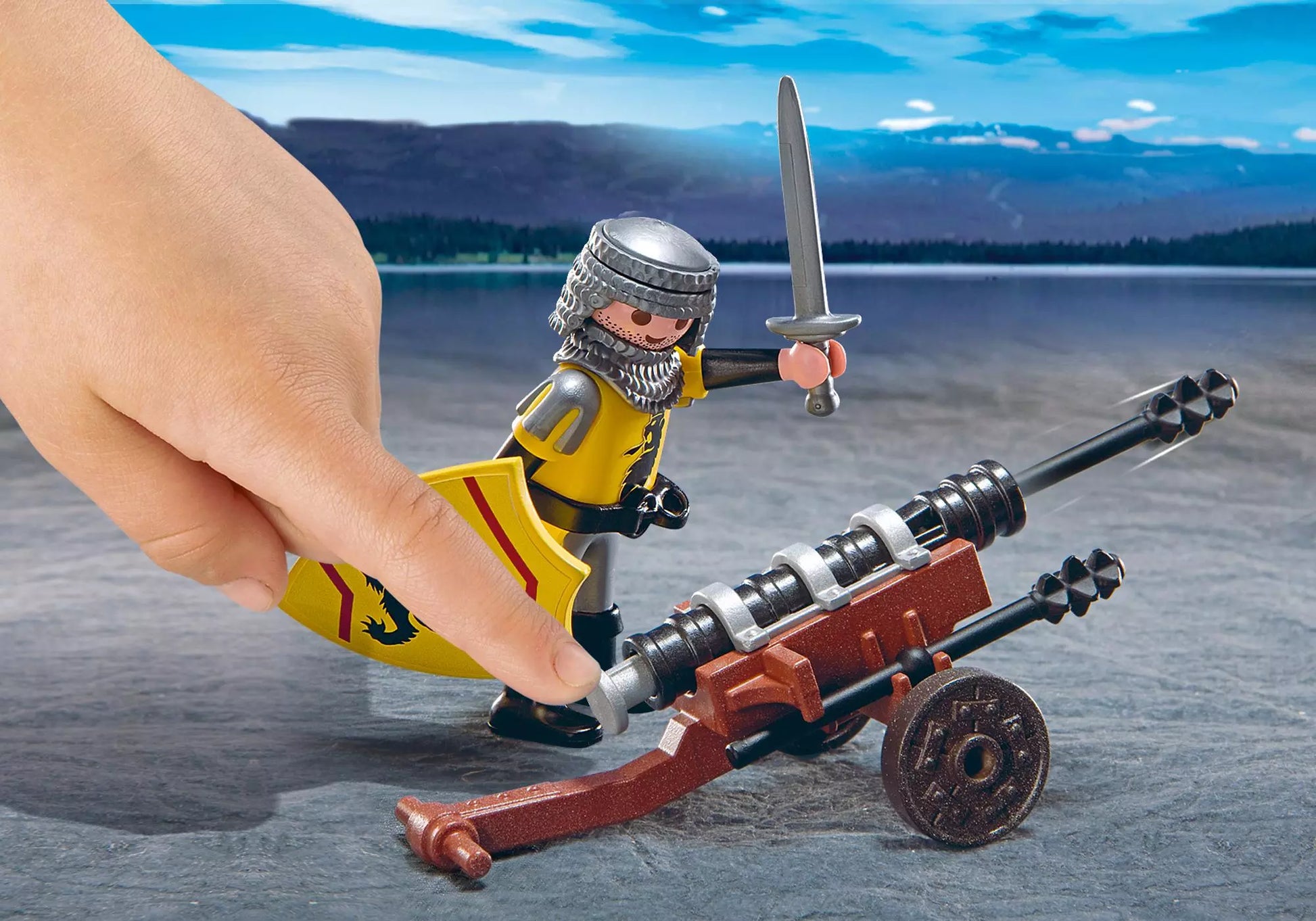 Playmobil 4874 Sammlerstück Knights Goldtransport der Löwenritter - plegobil