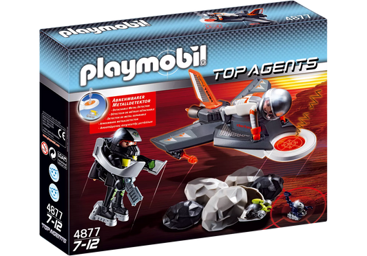 Playmobil 4877 Sammlerstück Top Agents Agenten-Detektorjet - plegobil