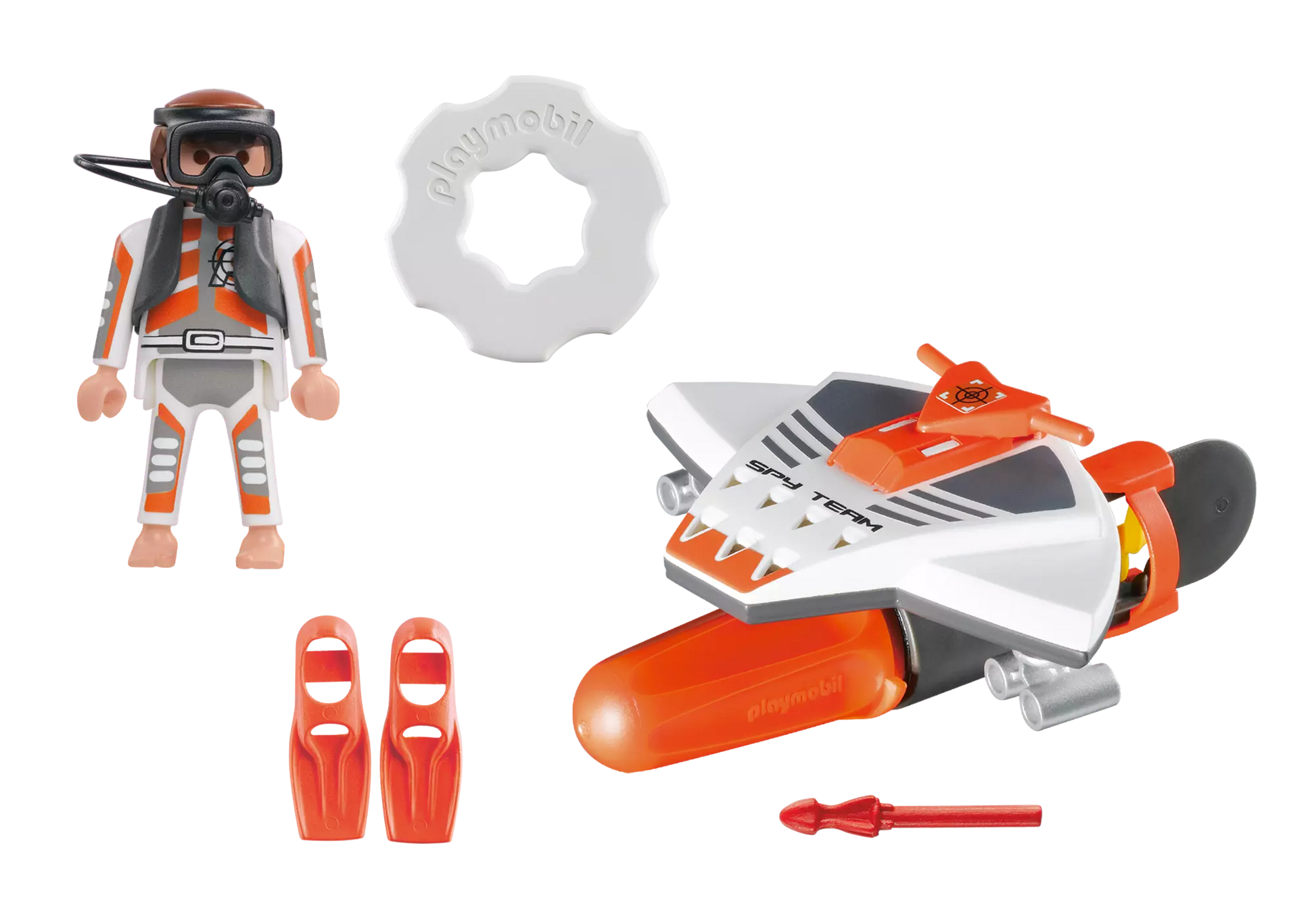 Playmobil 4883 Sammlerstück Top Agents Toropedo-Taucher - plegobil