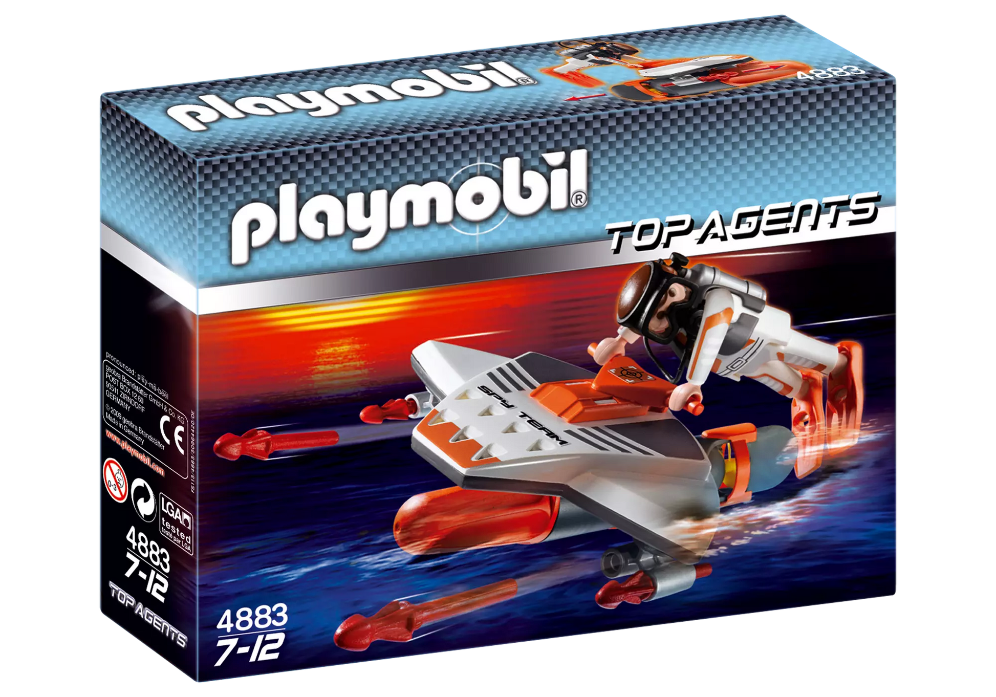 Playmobil 4883 Sammlerstück Top Agents Toropedo-Taucher - plegobil