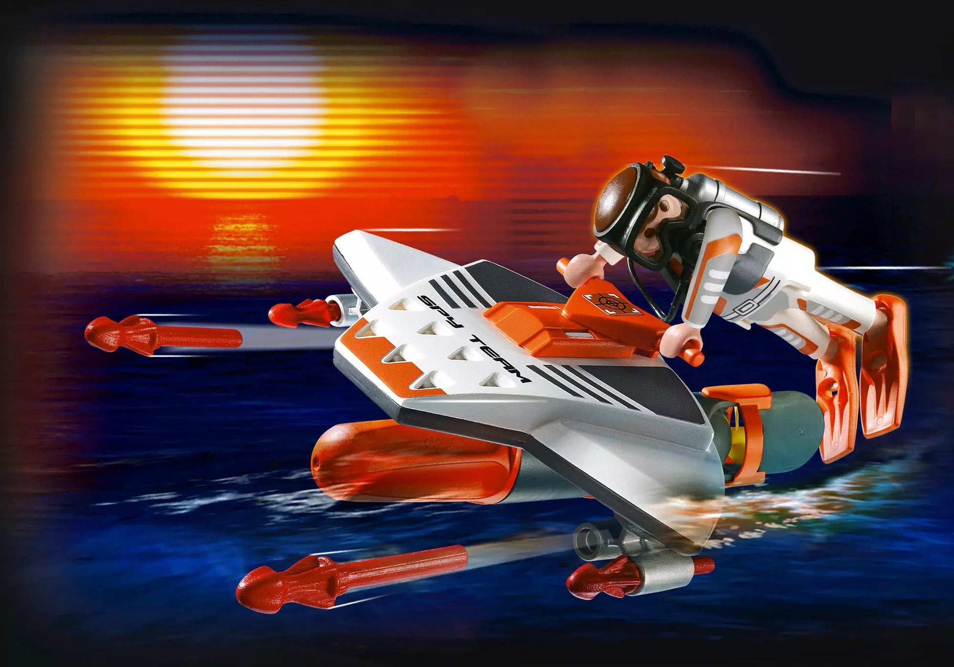 Playmobil 4883 Sammlerstück Top Agents Toropedo-Taucher - plegobil