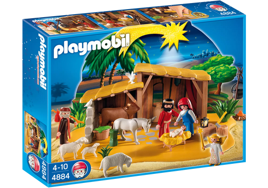 Playmobil 4884 Sammlerstück Christmas Große Krippe mit Stall - plegobil