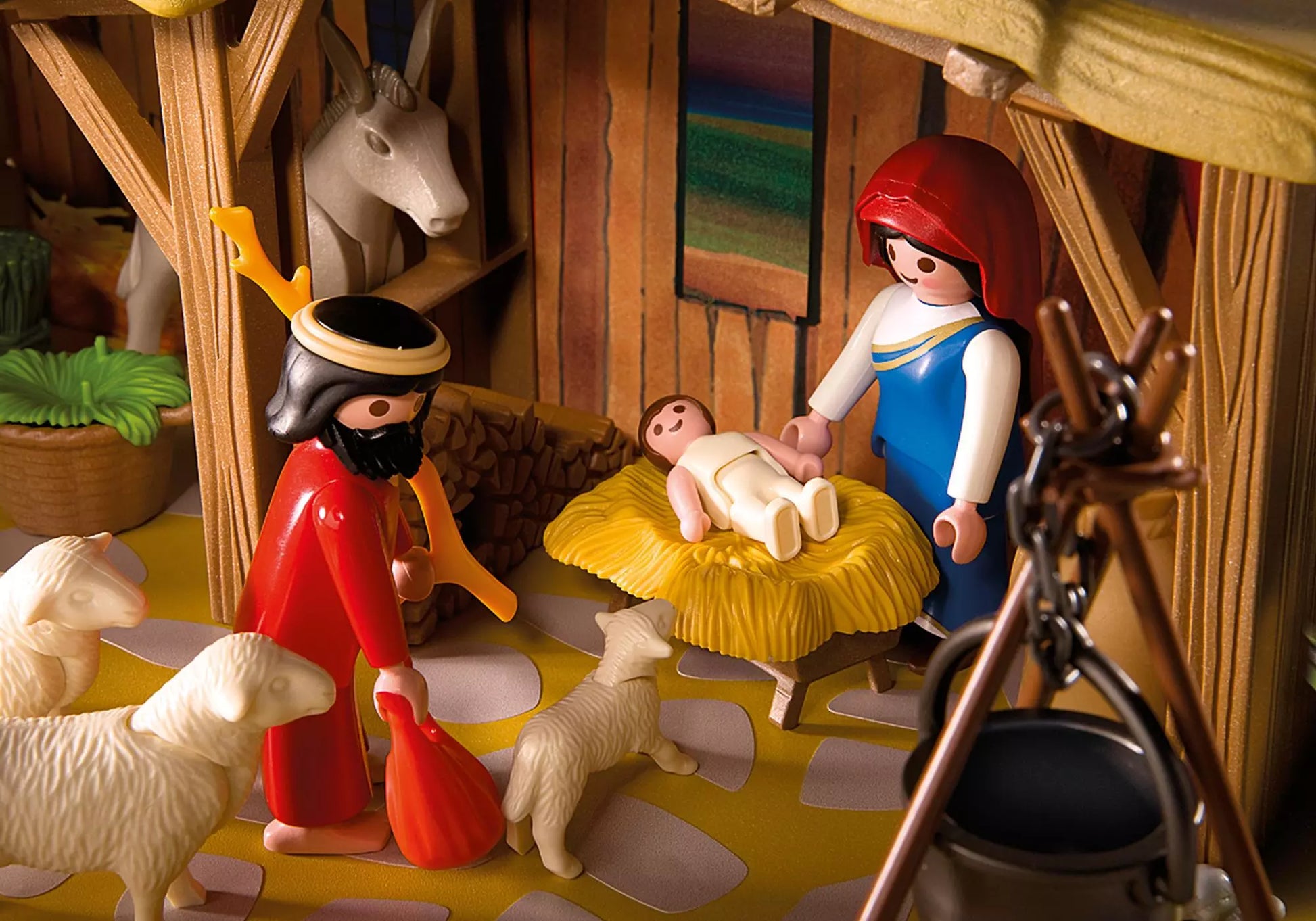 Playmobil 4884 Sammlerstück Christmas Große Krippe mit Stall - plegobil