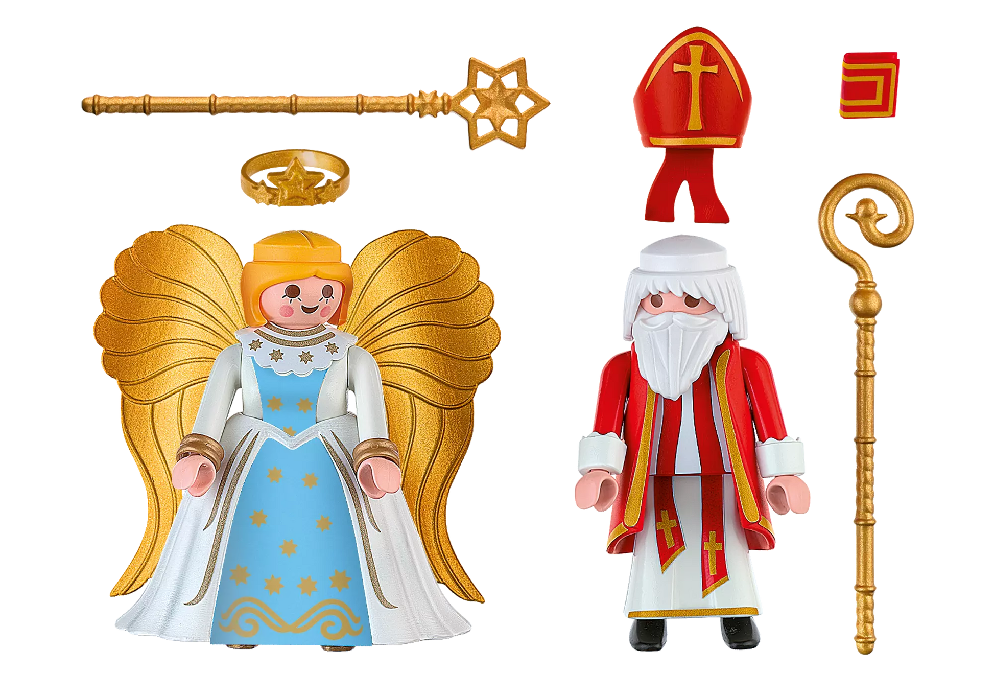 Playmobil 4887 Sammlerstück Christmas DuoPack St. Nikolaus und Christkind - plegobil