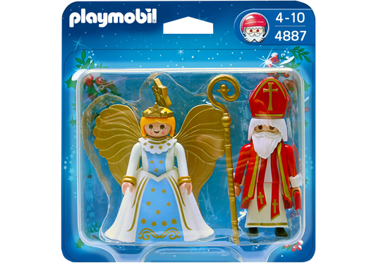 Playmobil 4887 Sammlerstück Christmas DuoPack St. Nikolaus und Christkind - plegobil