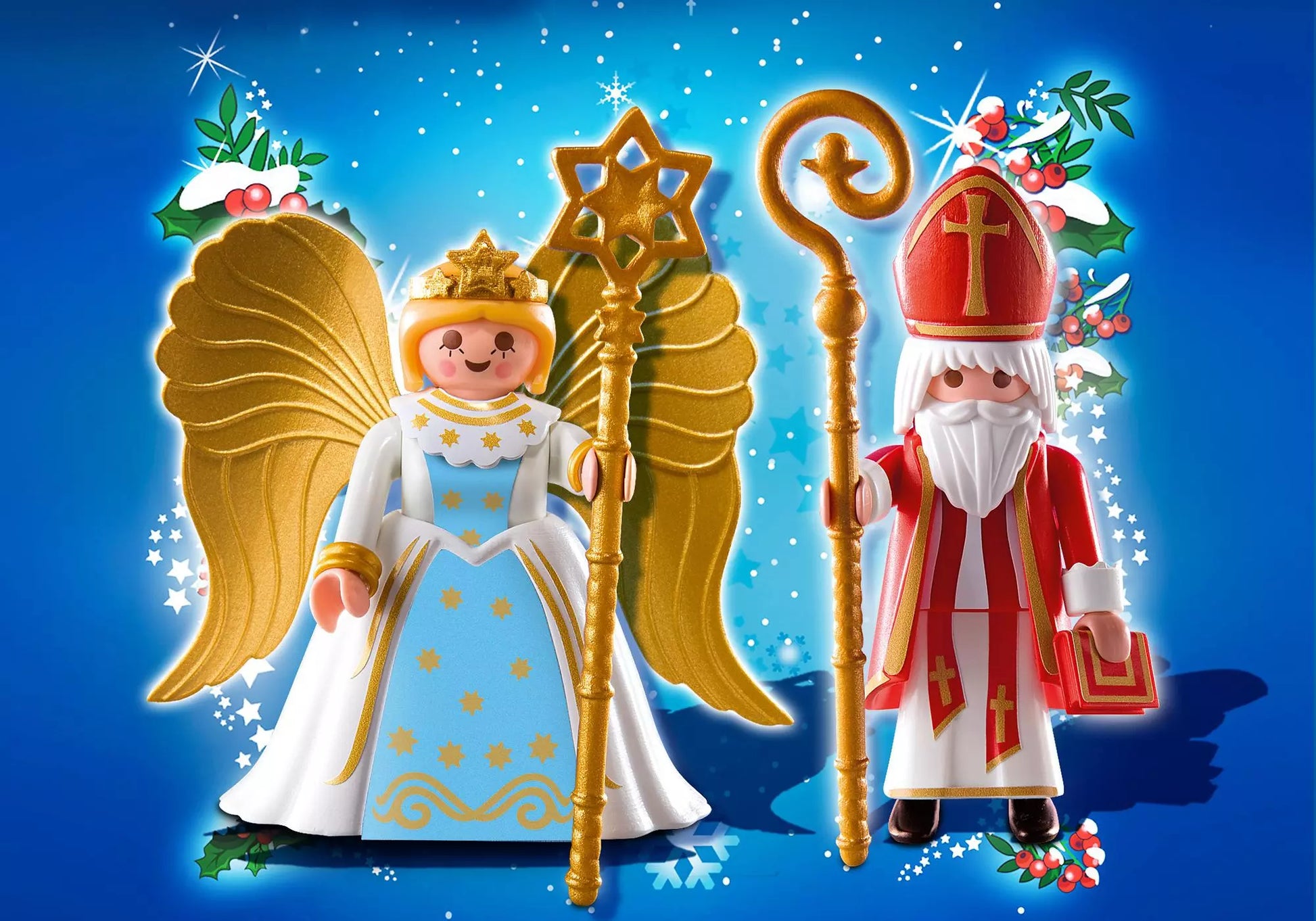 Playmobil 4887 Sammlerstück Christmas DuoPack St. Nikolaus und Christkind - plegobil