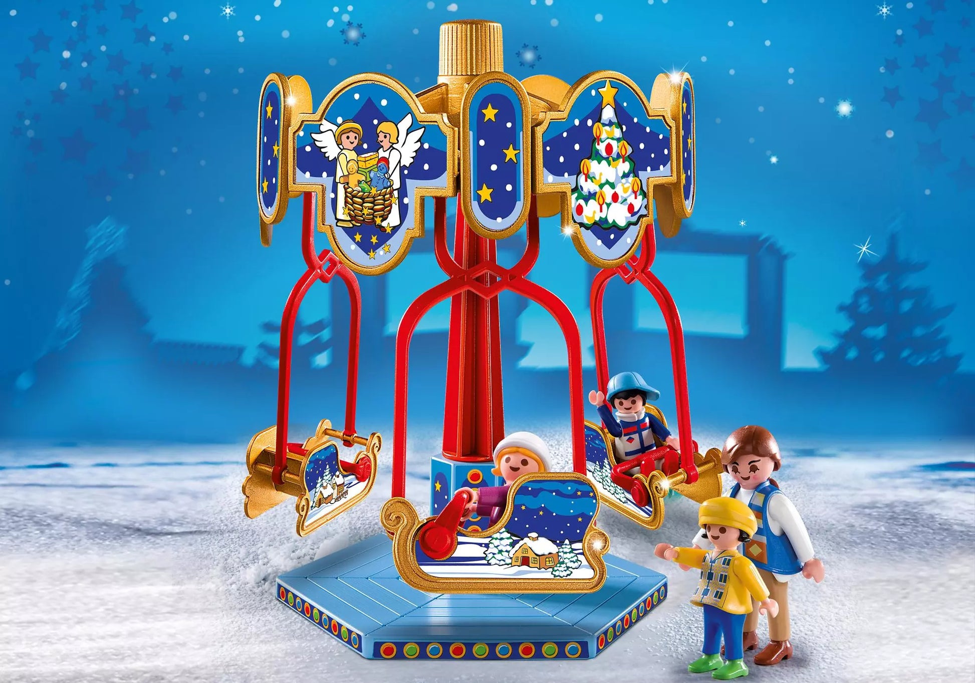 Playmobil 4888 Sammlerstück Christmas Schlittenkarussell - plegobil