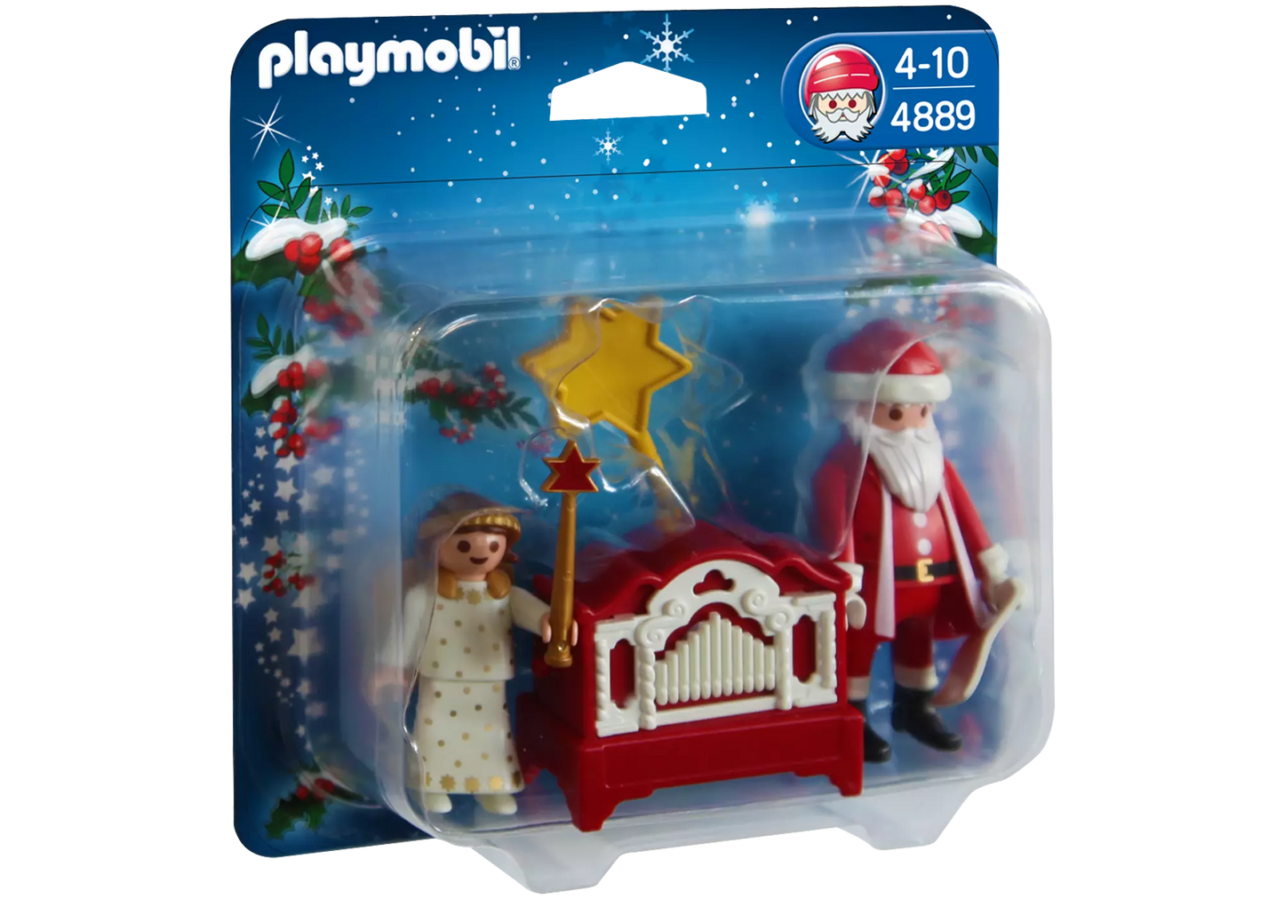 Playmobil 4889 Sammlerstück Engelchen mit Nikolaus und Leierkasten - plegobil