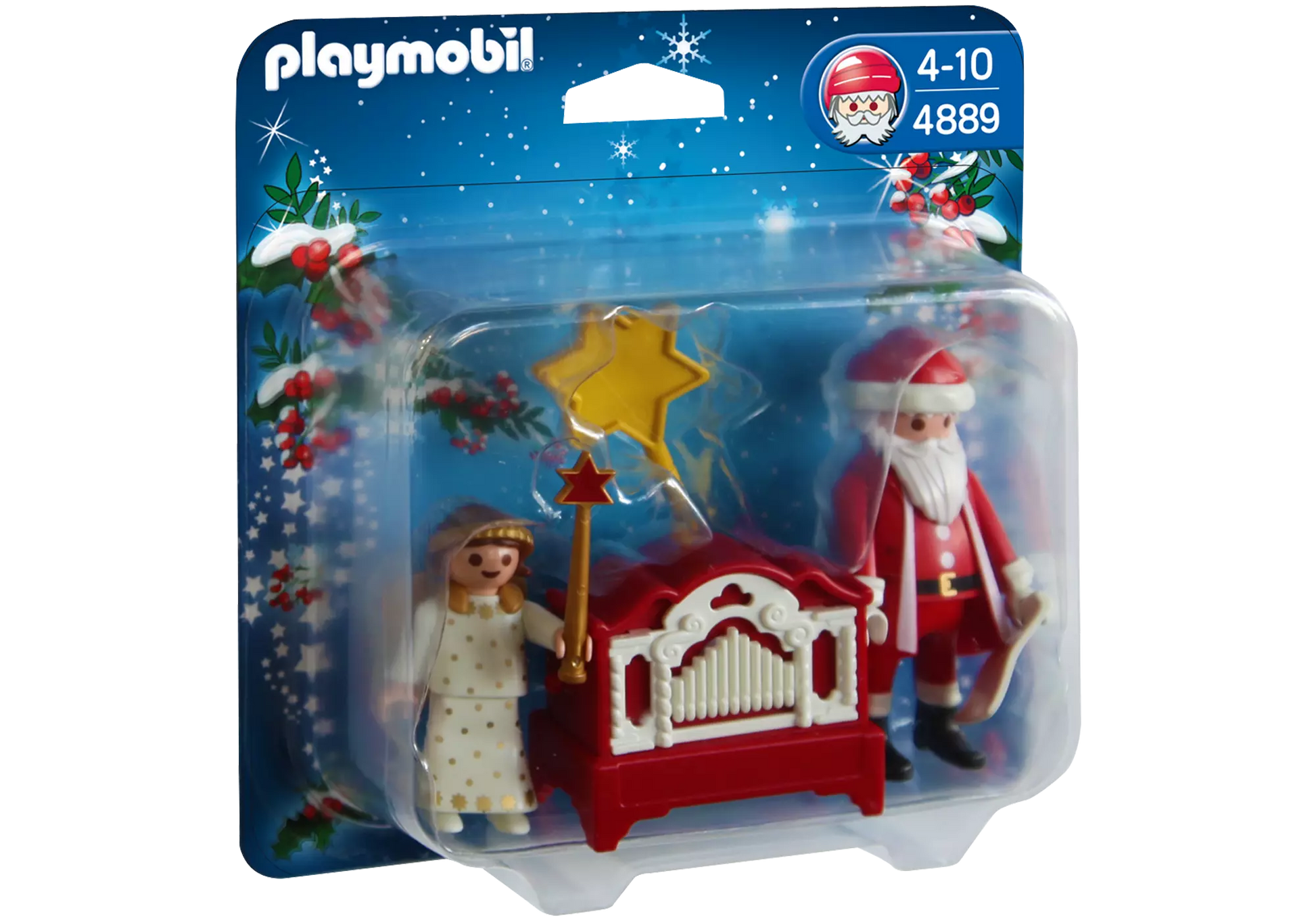 Playmobil 4889 Sammlerstück Engelchen mit Nikolaus und Leierkasten - plegobil