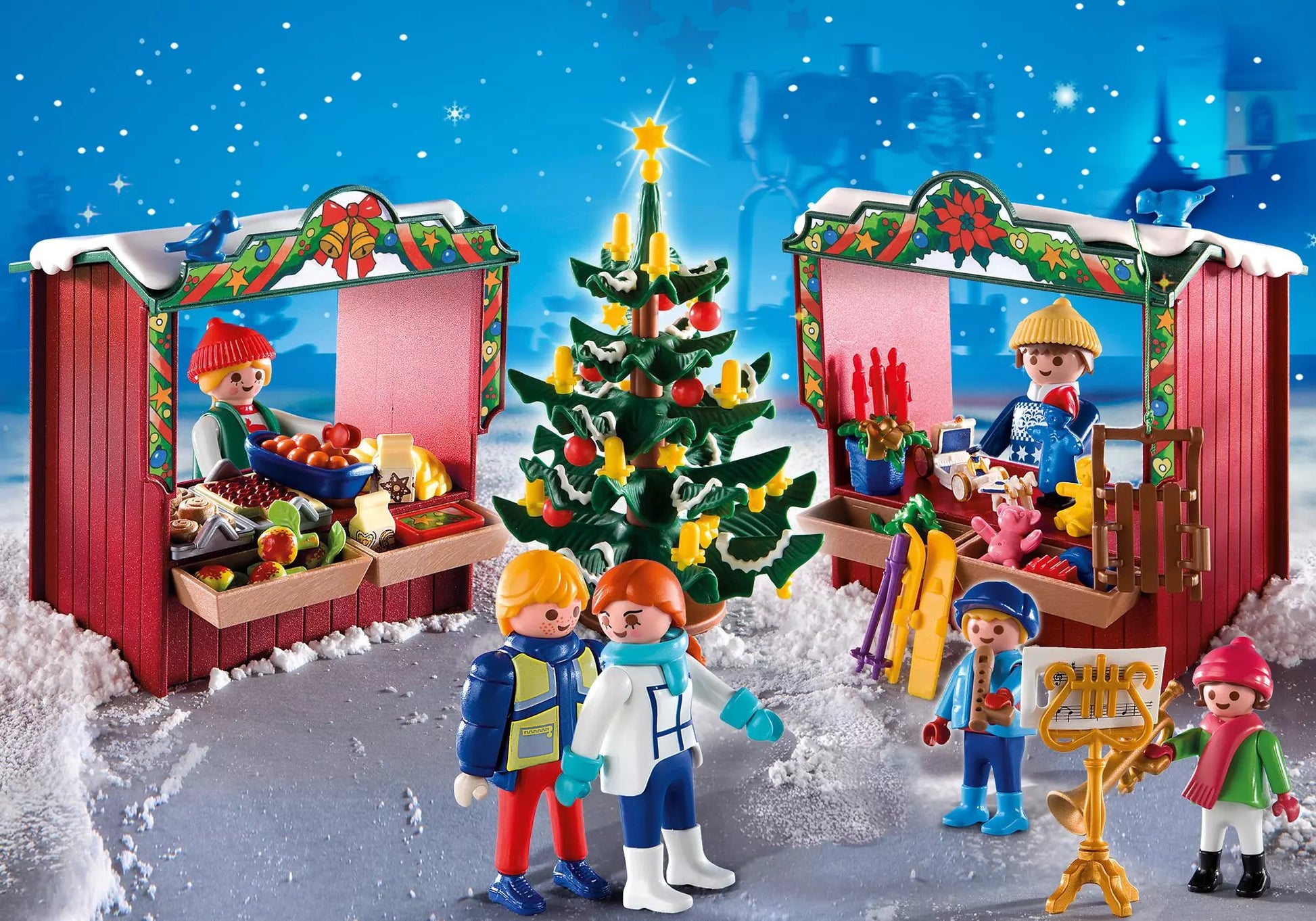 Playmobil 4891 Sammlerstück Weihnachtsmarkt - plegobil