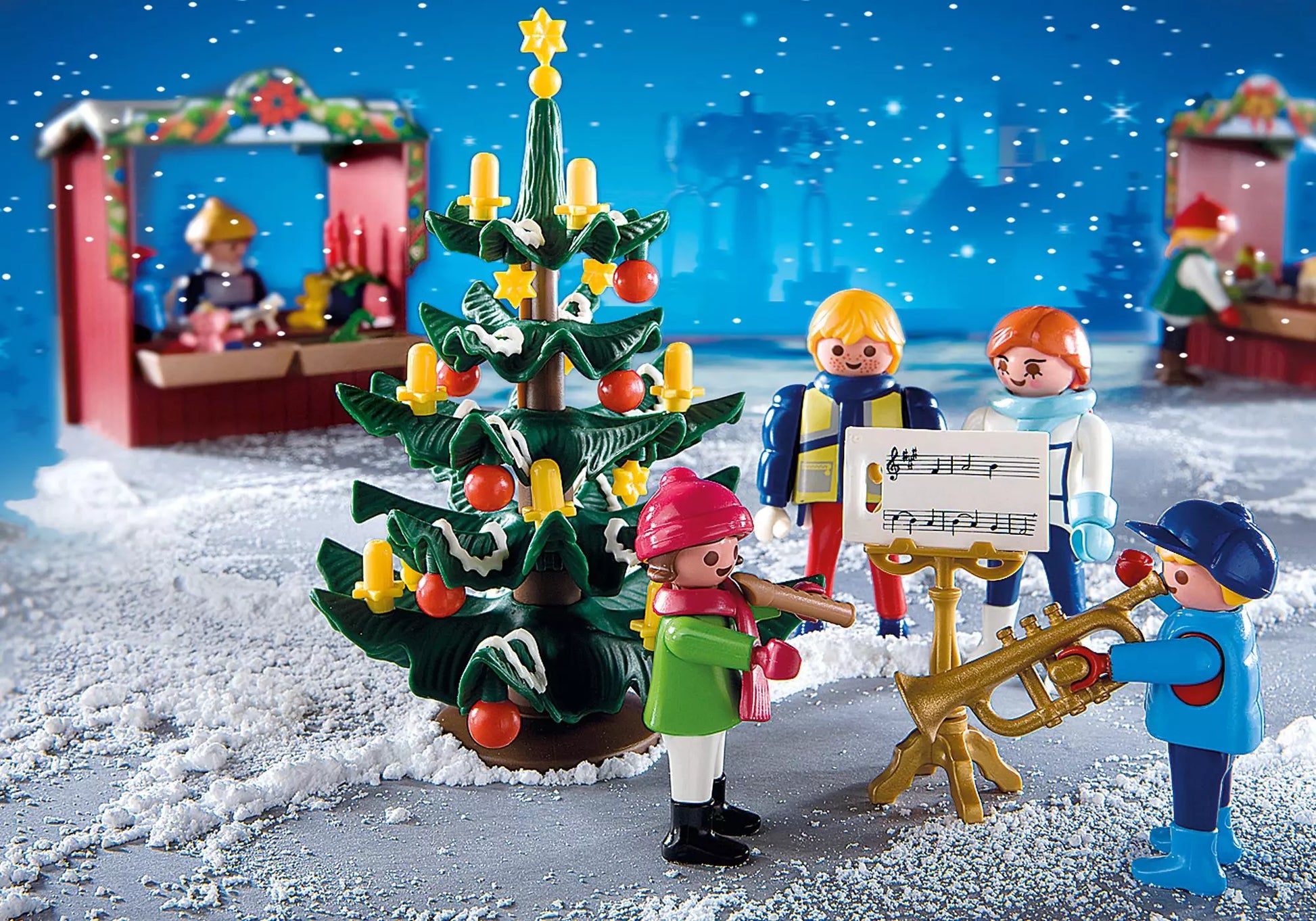 Playmobil 4891 Sammlerstück Weihnachtsmarkt - plegobil