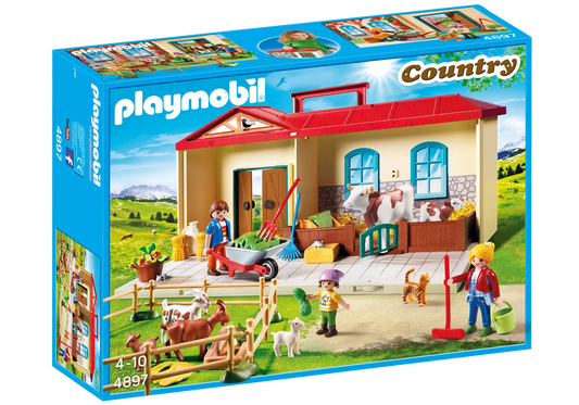 Playmobil 4897 Country Mitnehm Bauernhof - plegobil