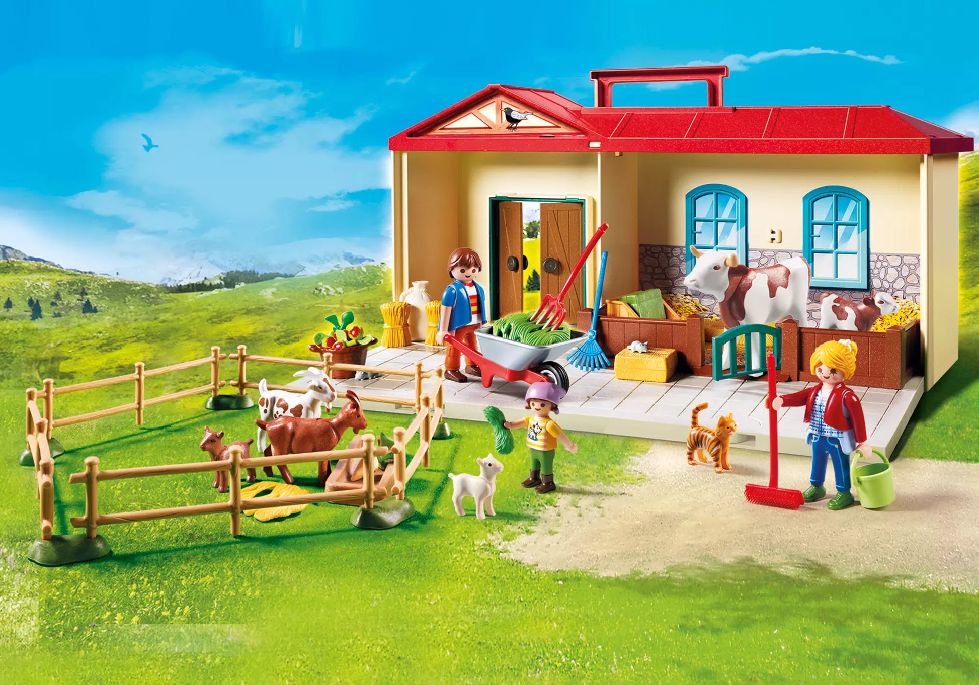 Playmobil 4897 Country Mitnehm Bauernhof - plegobil