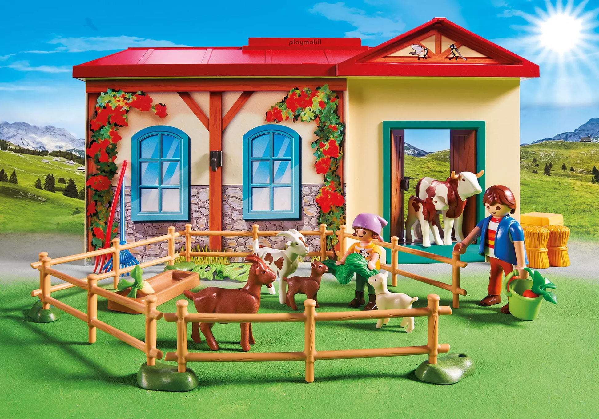 Playmobil 4897 Country Mitnehm Bauernhof - plegobil