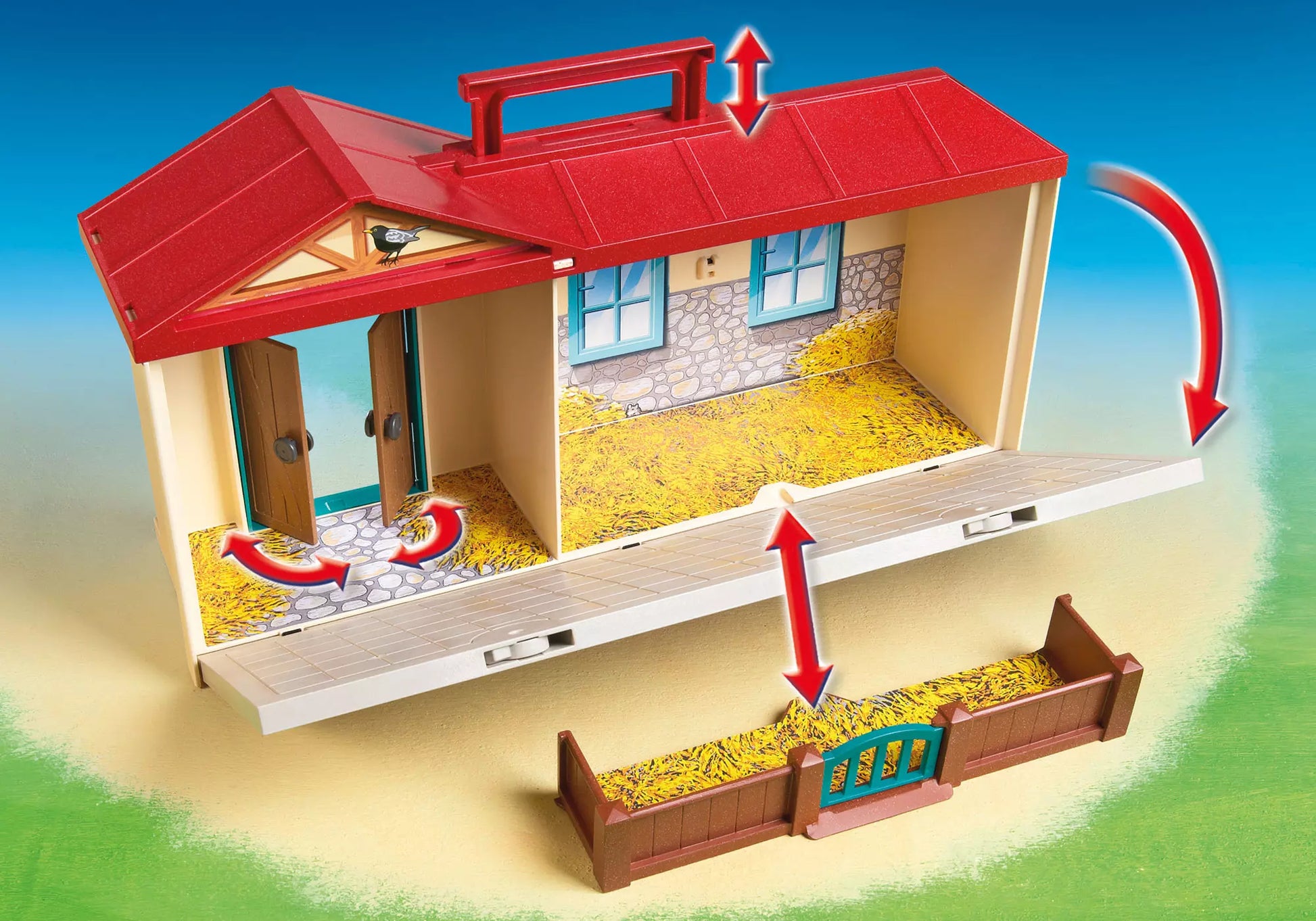 Playmobil 4897 Country Mitnehm Bauernhof - plegobil