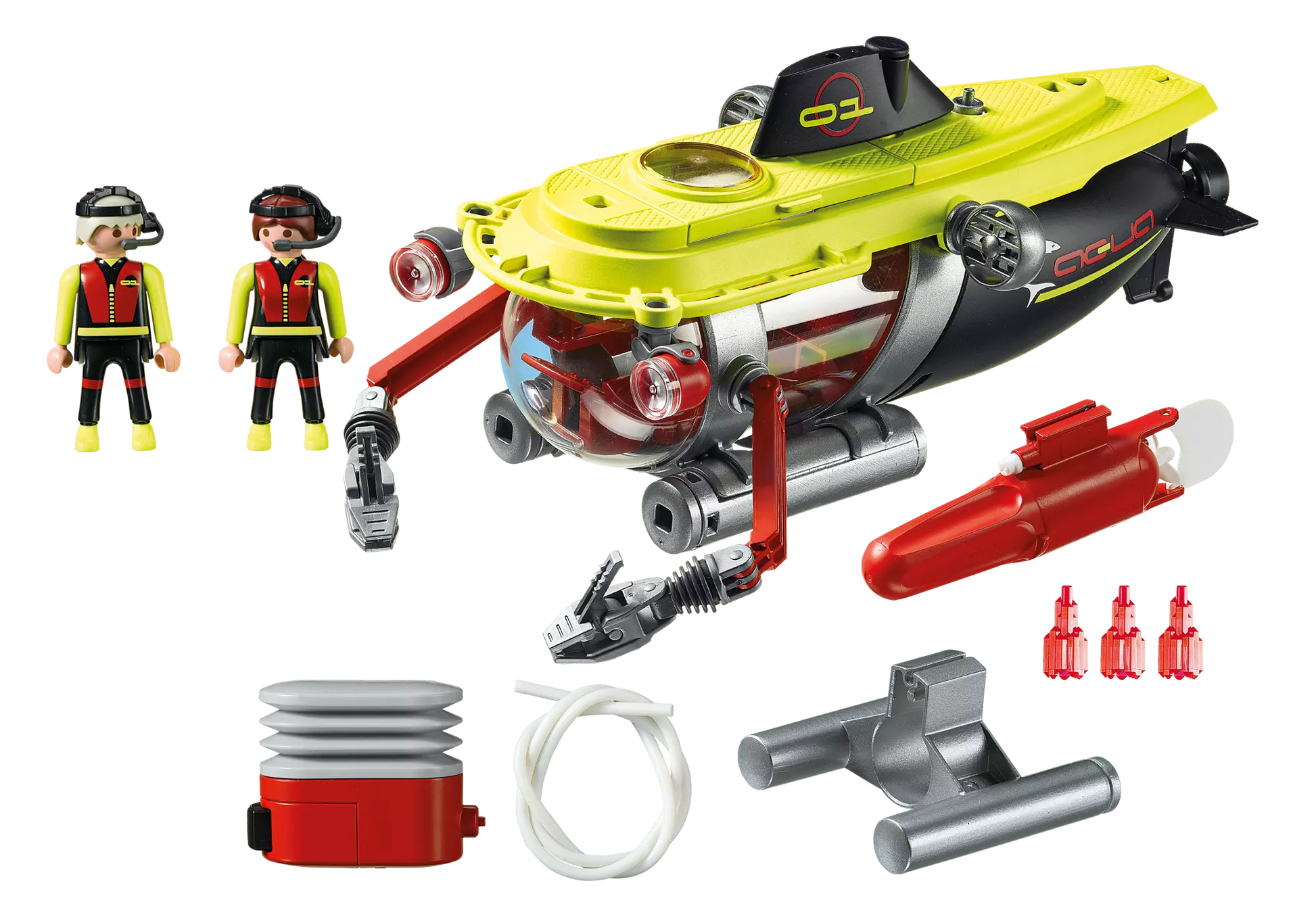 Playmobil 4909 Sammlerstück City Action Tiefsee-Tauchboot mit Unterwassermotor - plegobil