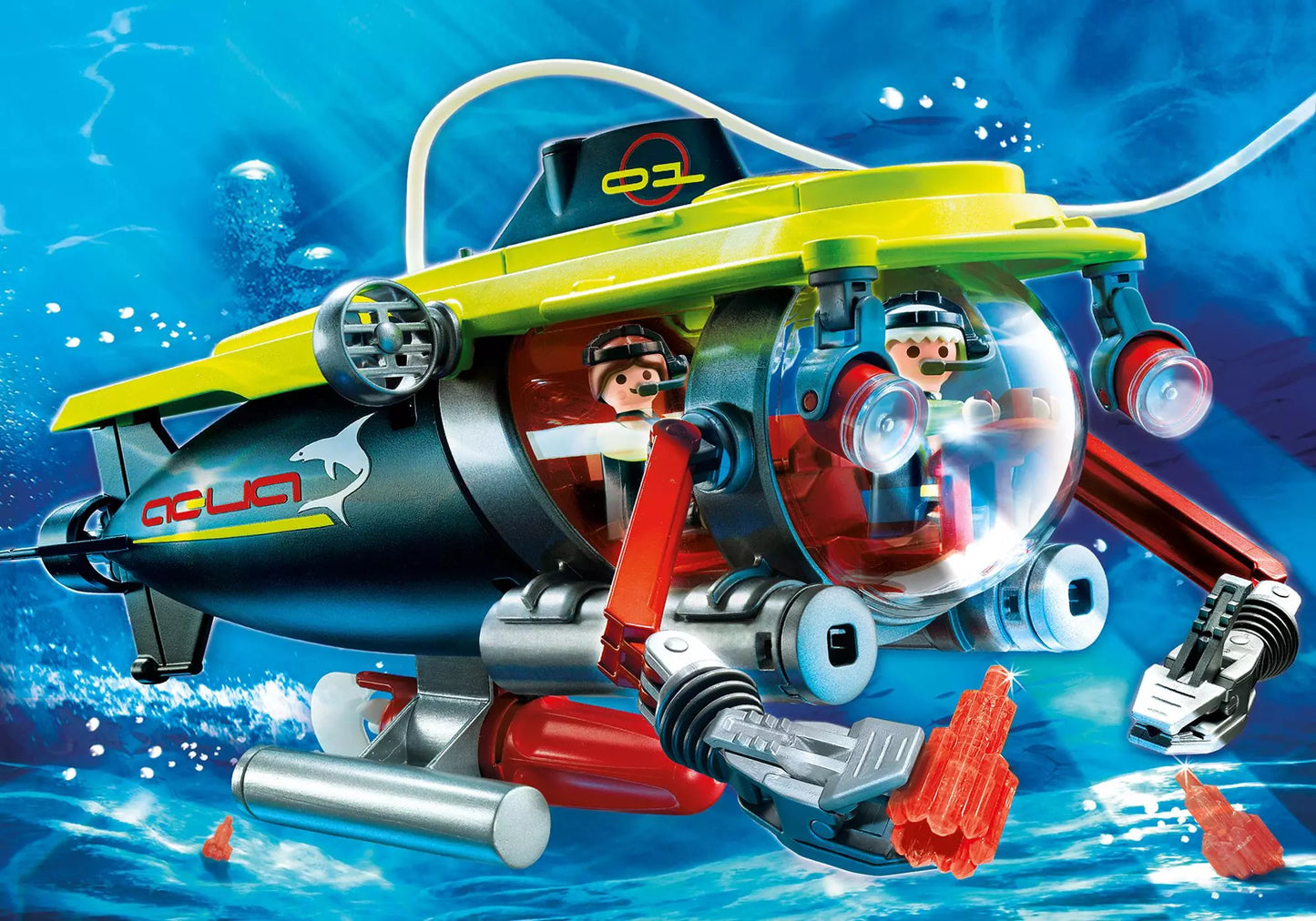 Playmobil 4909 Sammlerstück City Action Tiefsee-Tauchboot mit Unterwassermotor - plegobil