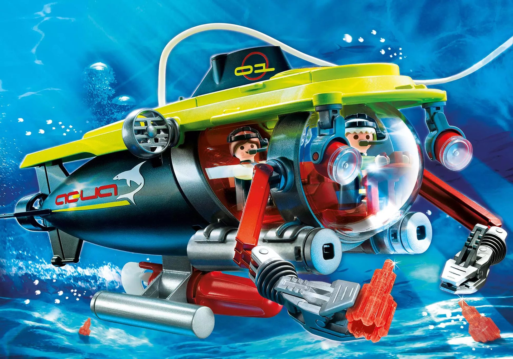 Playmobil 4909 Sammlerstück City Action Tiefsee-Tauchboot mit Unterwassermotor - plegobil
