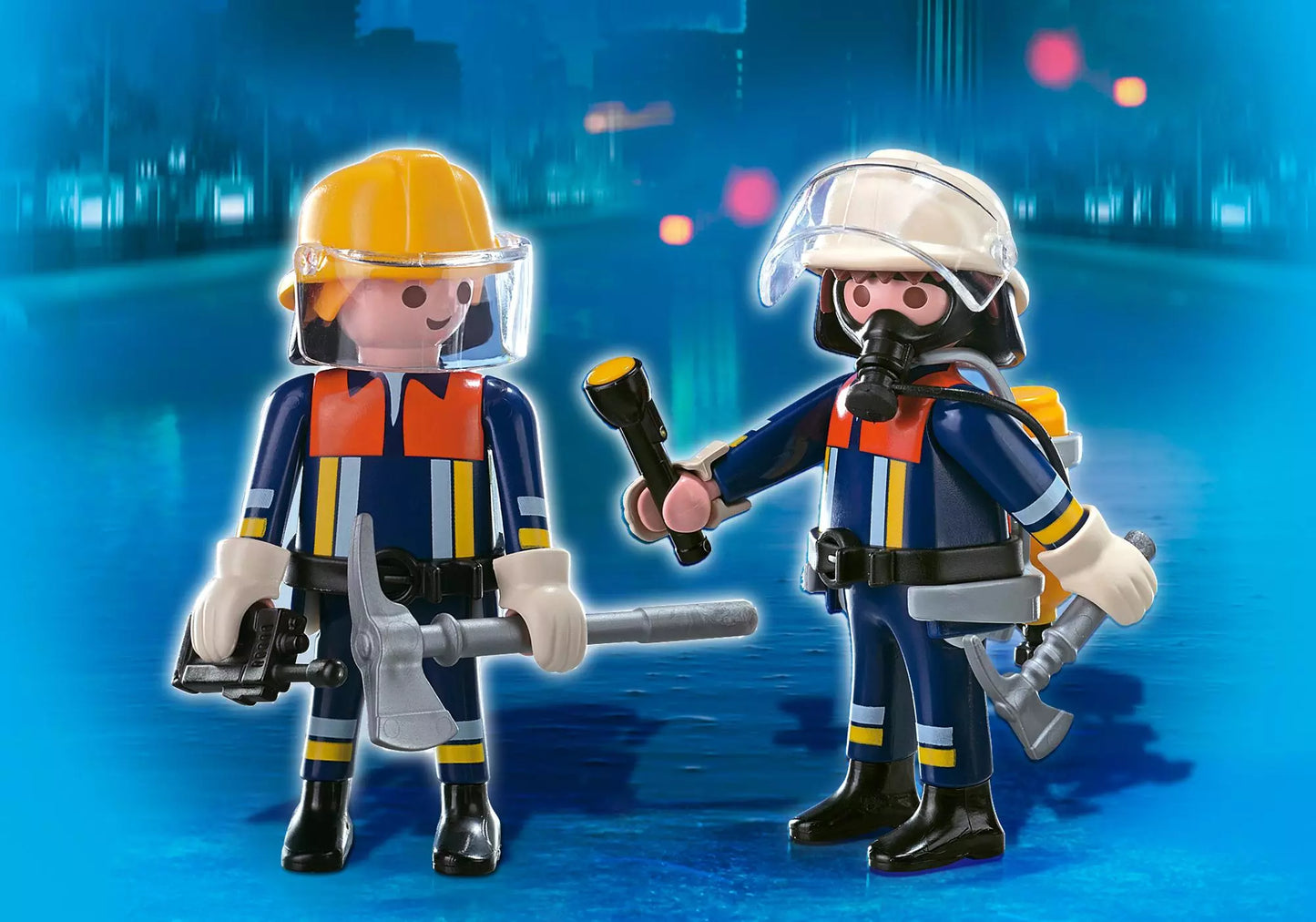 Playmobil 4914 Sammlerstück City Action DuoPack Feuerwehrtrupp - plegobil