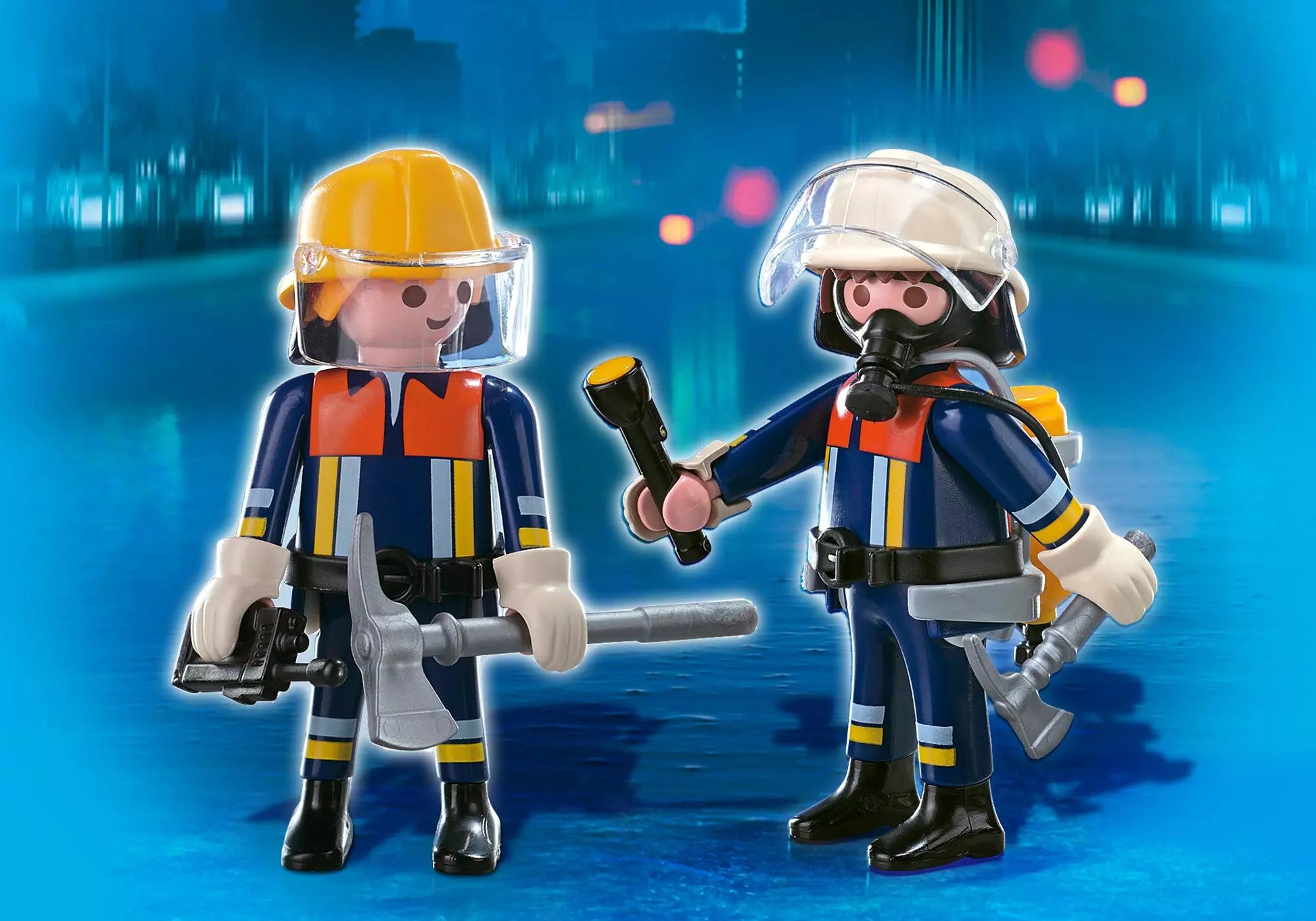 Playmobil 4914 Sammlerstück City Action DuoPack Feuerwehrtrupp - plegobil