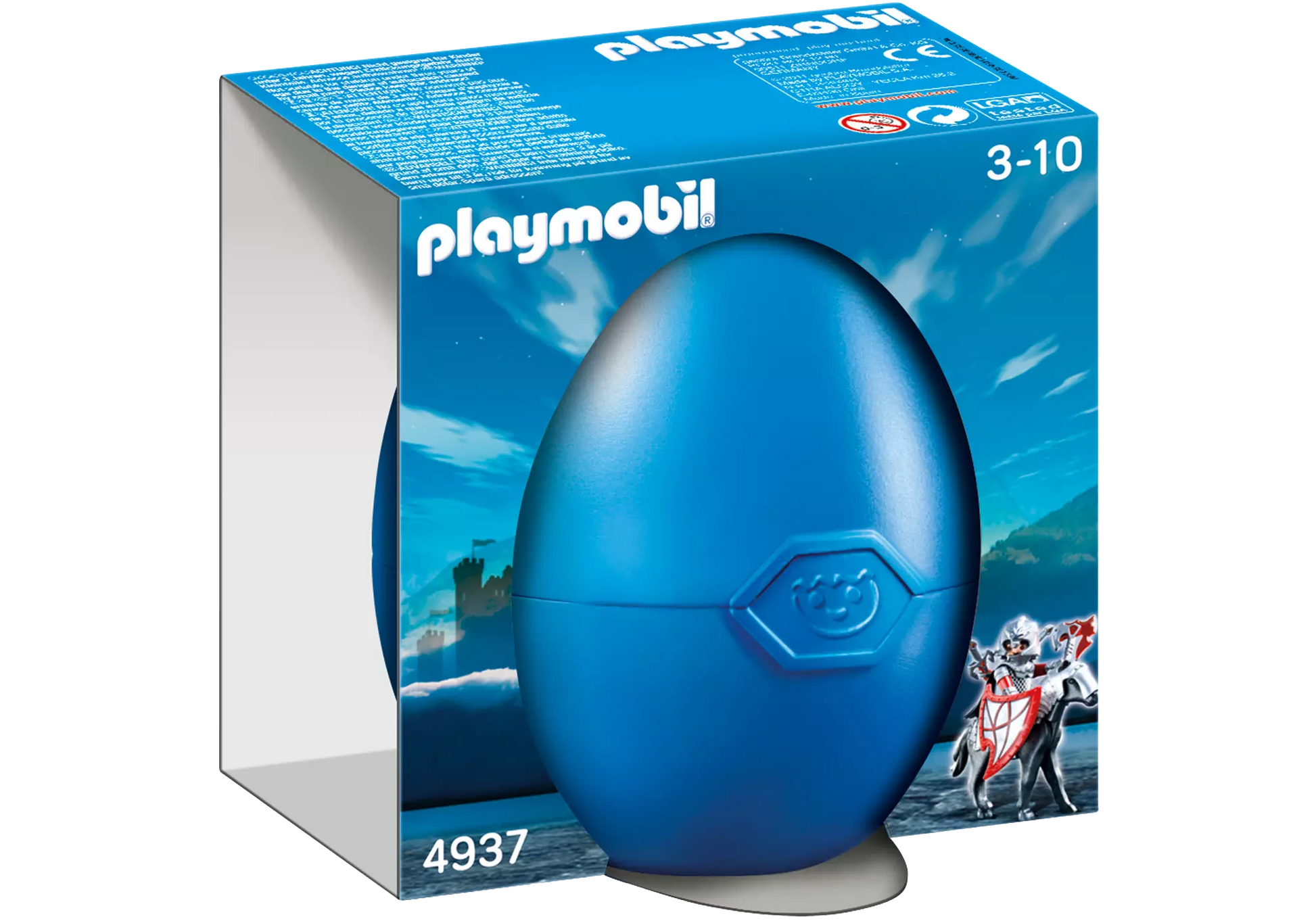 Playmobil 4937 Sammlerstück Osterei Feueraxtritter auf Pferd - plegobil