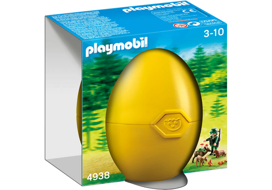 Playmobil 4938 Country Osterei Jäger mit Waldtieren - plegobil