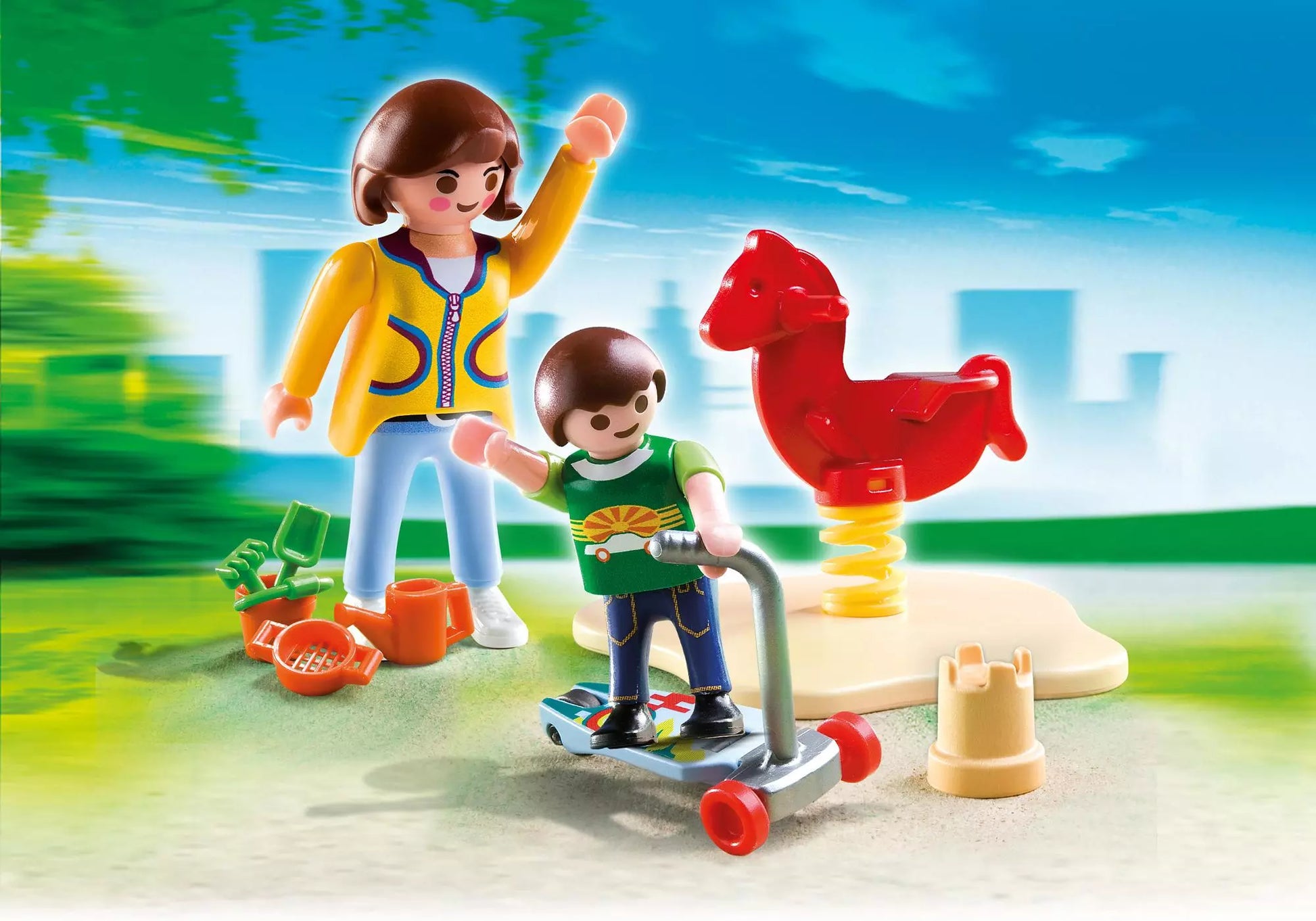 Playmobil 4939 Sammlerstück Osterei Auf dem Spielplatz - plegobil