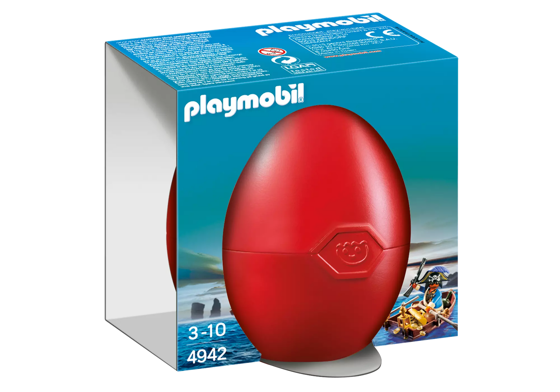 Playmobil 4942 Osterei Pirat mit Ruderboot - plegobil