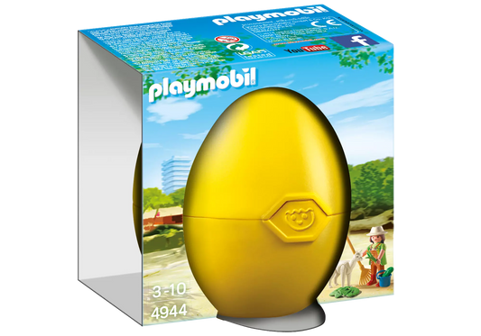 Playmobil 4944 Osterei Tierpflegerin mit Alpaka - plegobil