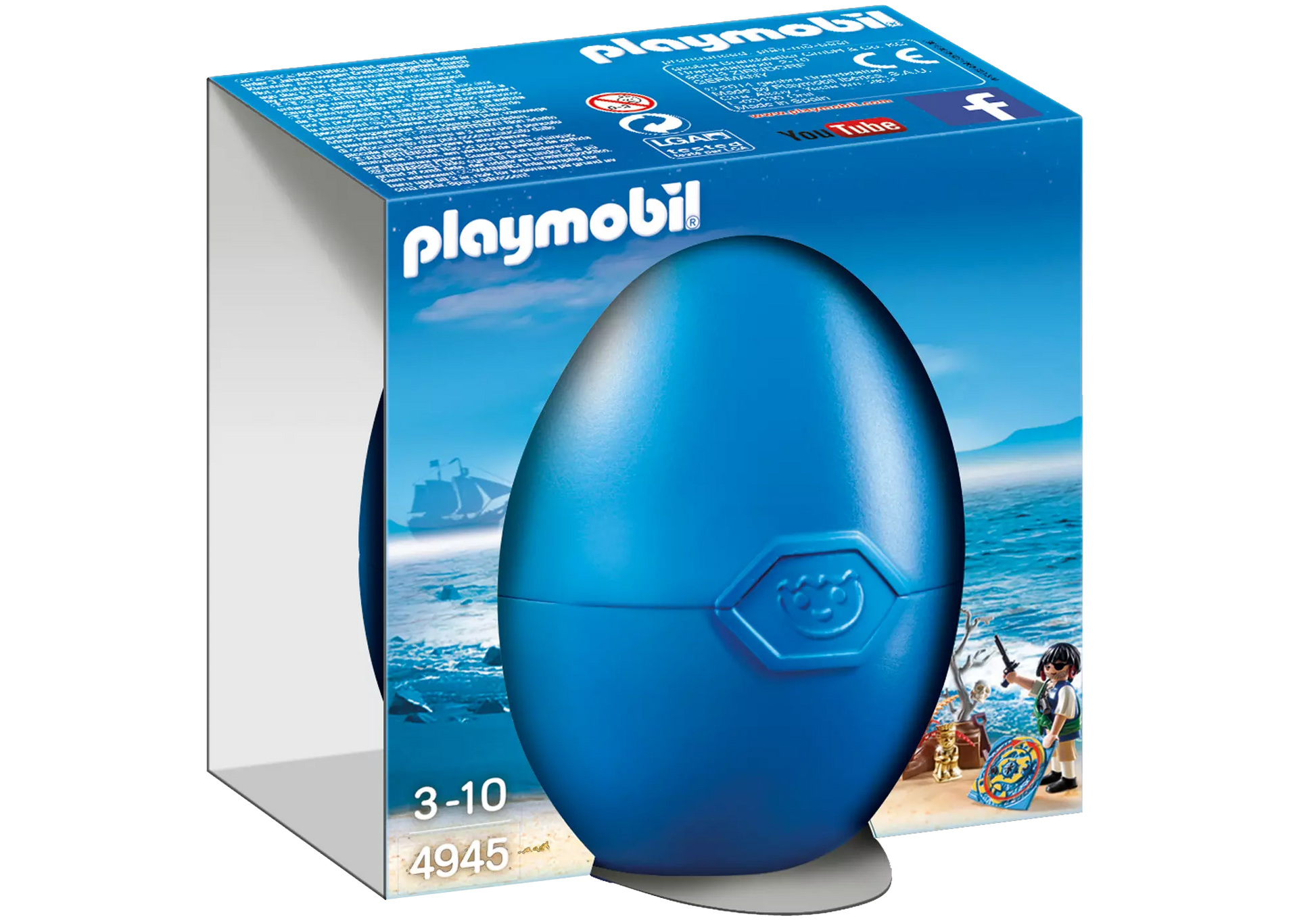 Playmobil 4945 Osterei Pirat auf Schatzsuche - plegobil