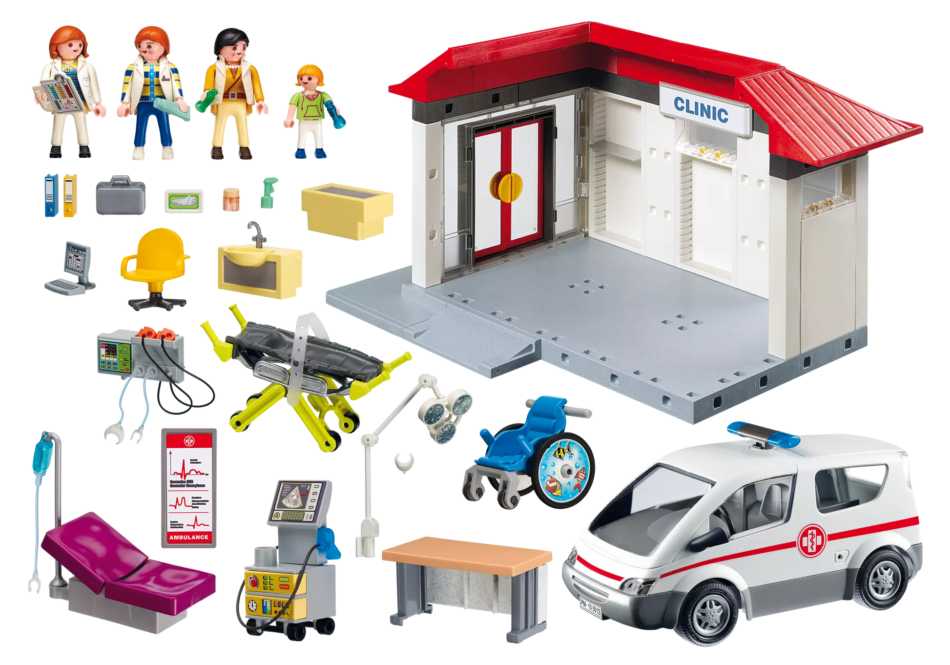 Playmobil 5012 City Life Ambulanz mit Notarzt-Pkw - plegobil