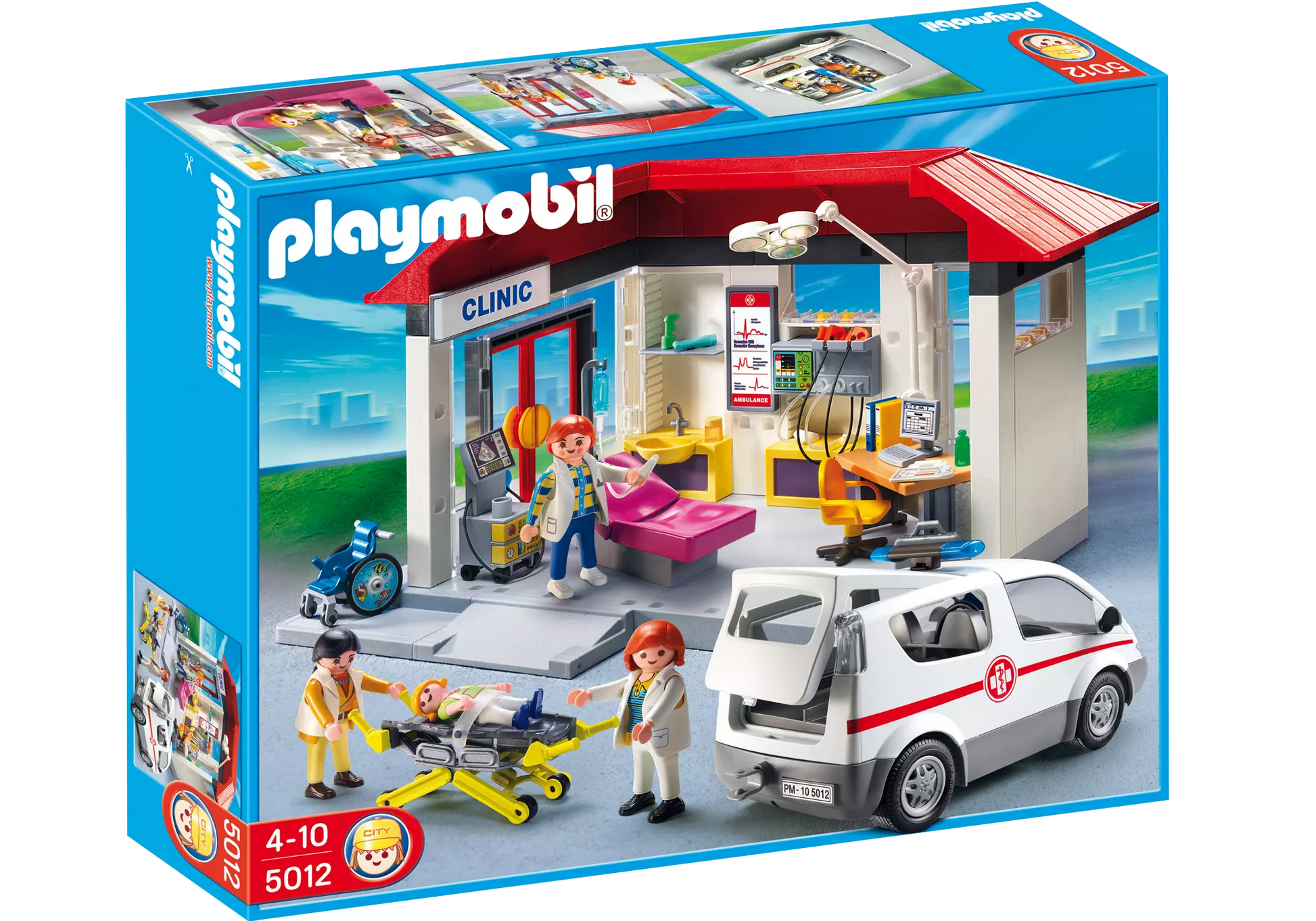 Playmobil 5012 City Life Ambulanz mit Notarzt-Pkw - plegobil