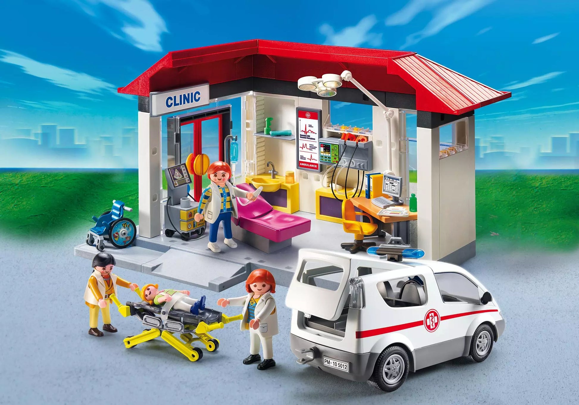 Playmobil 5012 City Life Ambulanz mit Notarzt-Pkw - plegobil