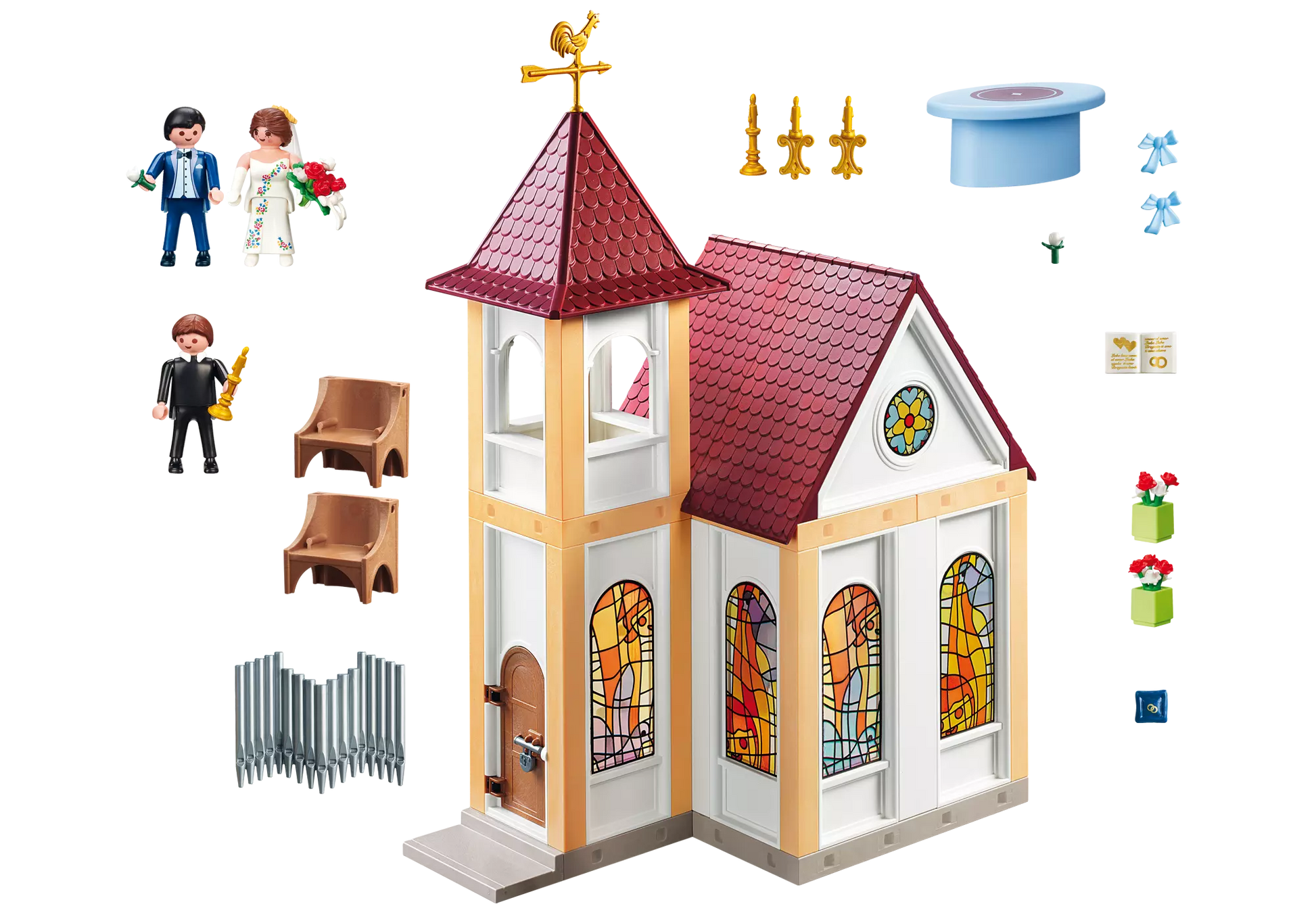 Playmobil 5053 City Life Romantische Hochzeitskirche - plegobil