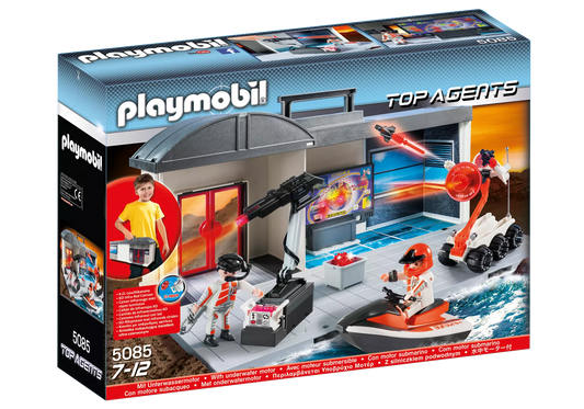 Playmobil 5085 Top Agents Mitnehm Agentenquartier - plegobil