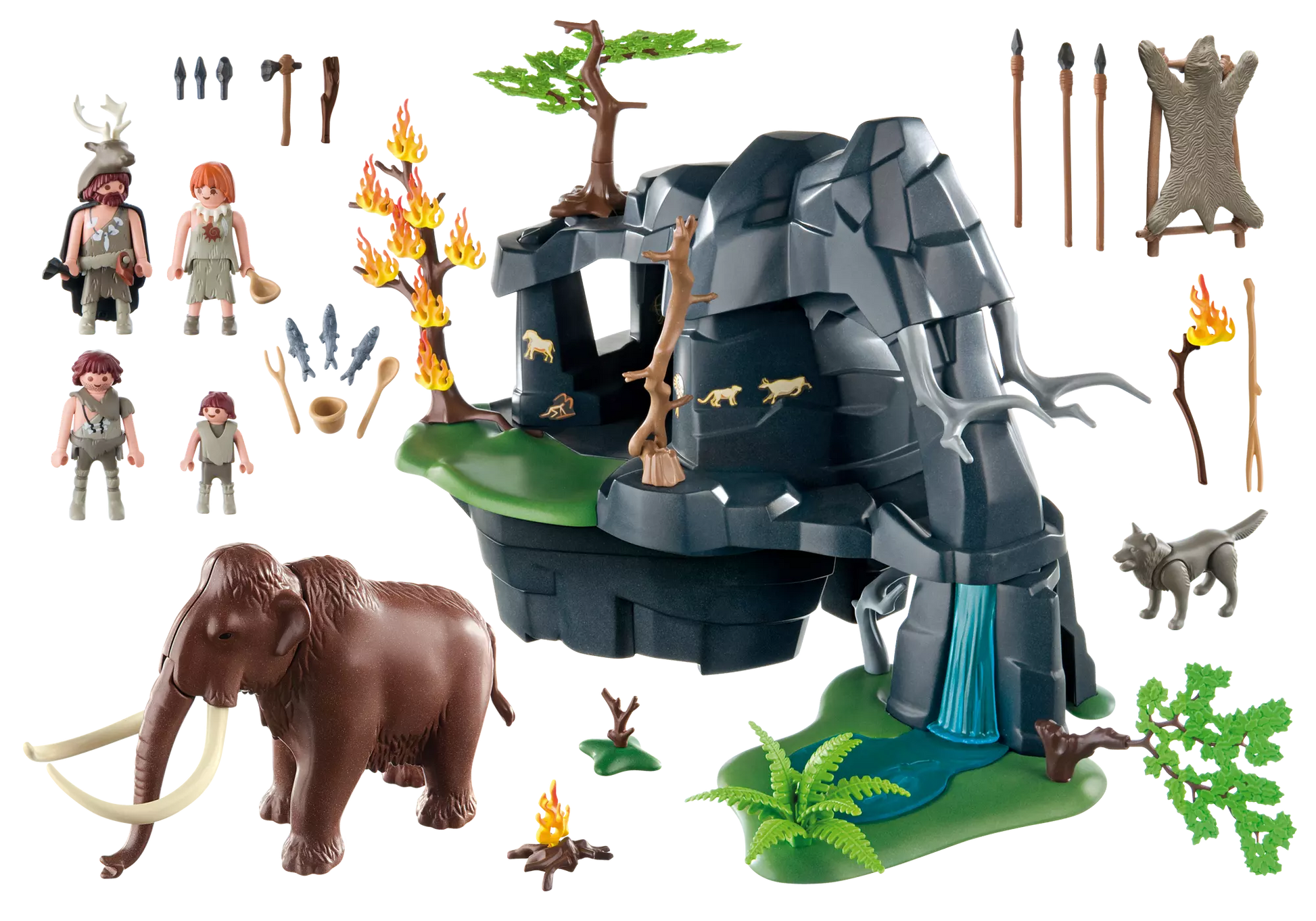 Playmobil 5100 Sammlerstück Große Steinzeithöhle mit Mammut - plegobil
