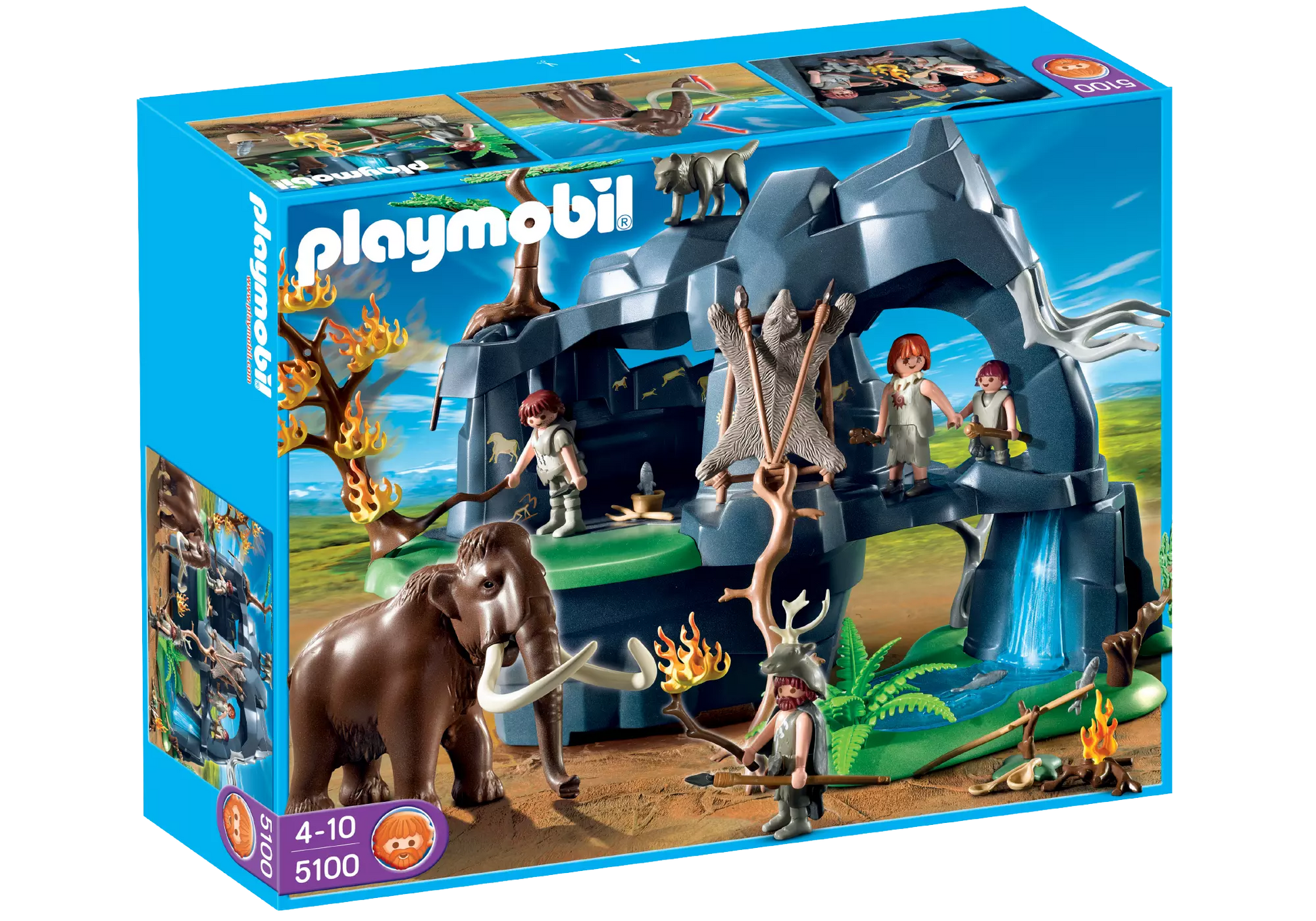 Playmobil 5100 Sammlerstück Große Steinzeithöhle mit Mammut - plegobil