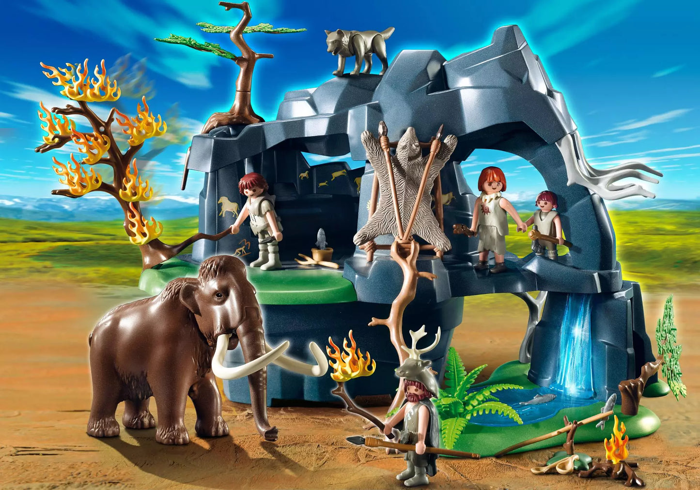 Playmobil 5100 Sammlerstück Große Steinzeithöhle mit Mammut - plegobil
