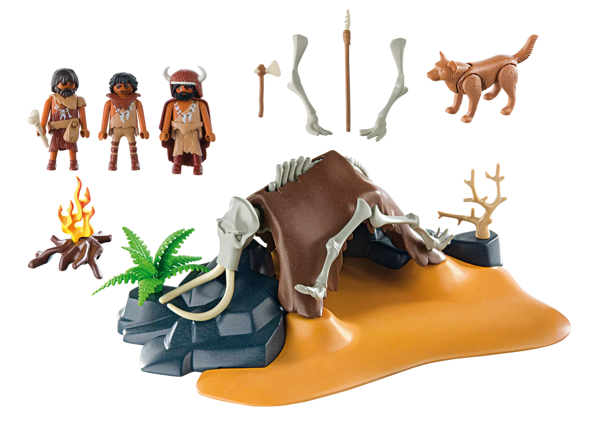Playmobil 5101 Sammlerstück Mammutknochen-Zelt mit Jägern - plegobil