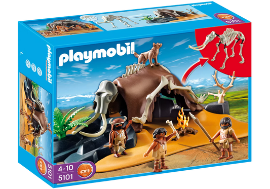 Playmobil 5101 Sammlerstück Mammutknochen-Zelt mit Jägern - plegobil