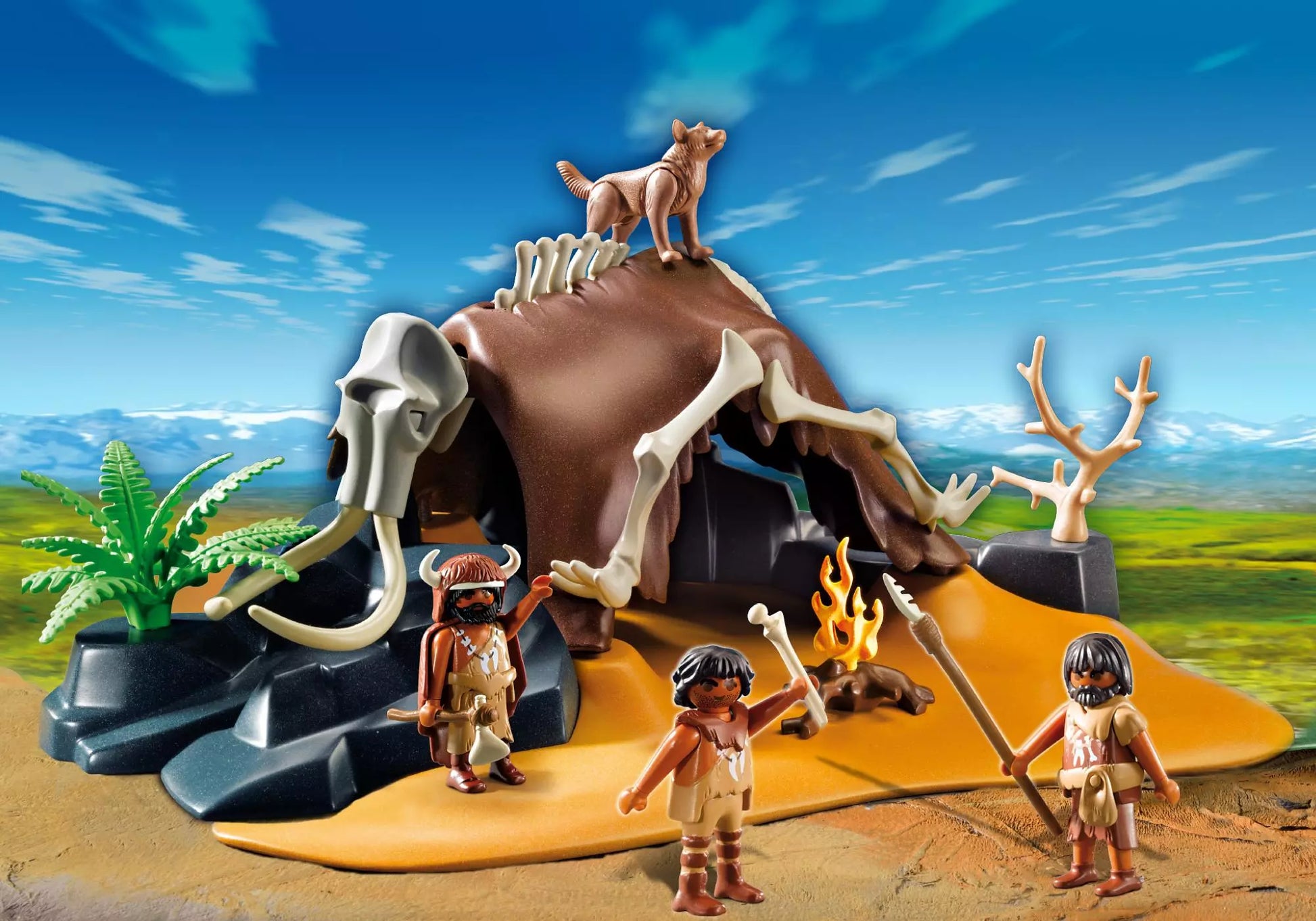 Playmobil 5101 Sammlerstück Mammutknochen-Zelt mit Jägern - plegobil