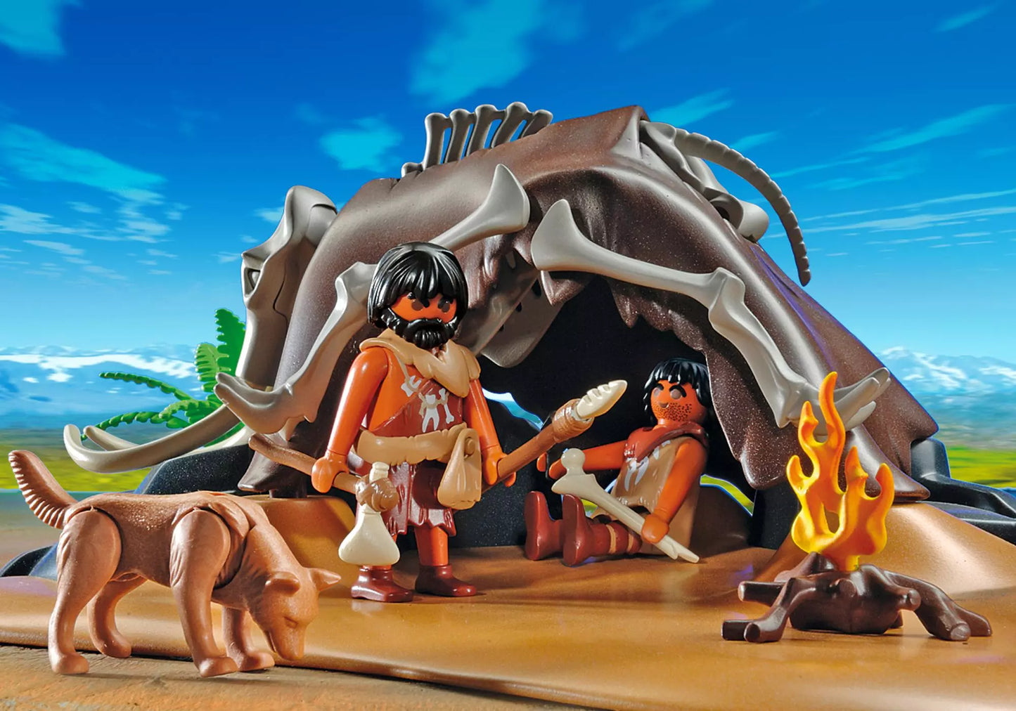 Playmobil 5101 Sammlerstück Mammutknochen-Zelt mit Jägern - plegobil