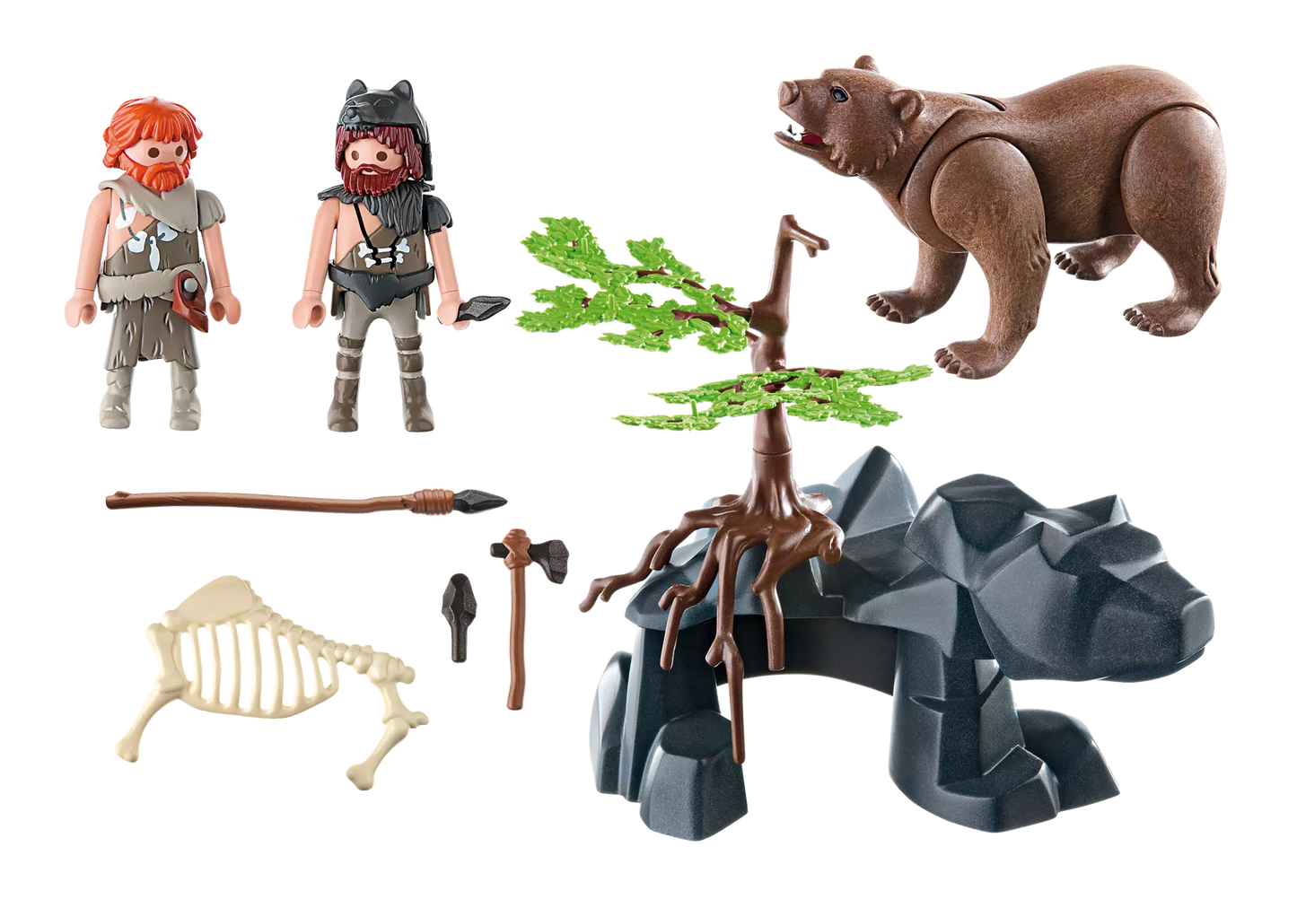 Playmobil 5103 Sammlerstück Höhlenbär mit Höhlenmenschen - plegobil