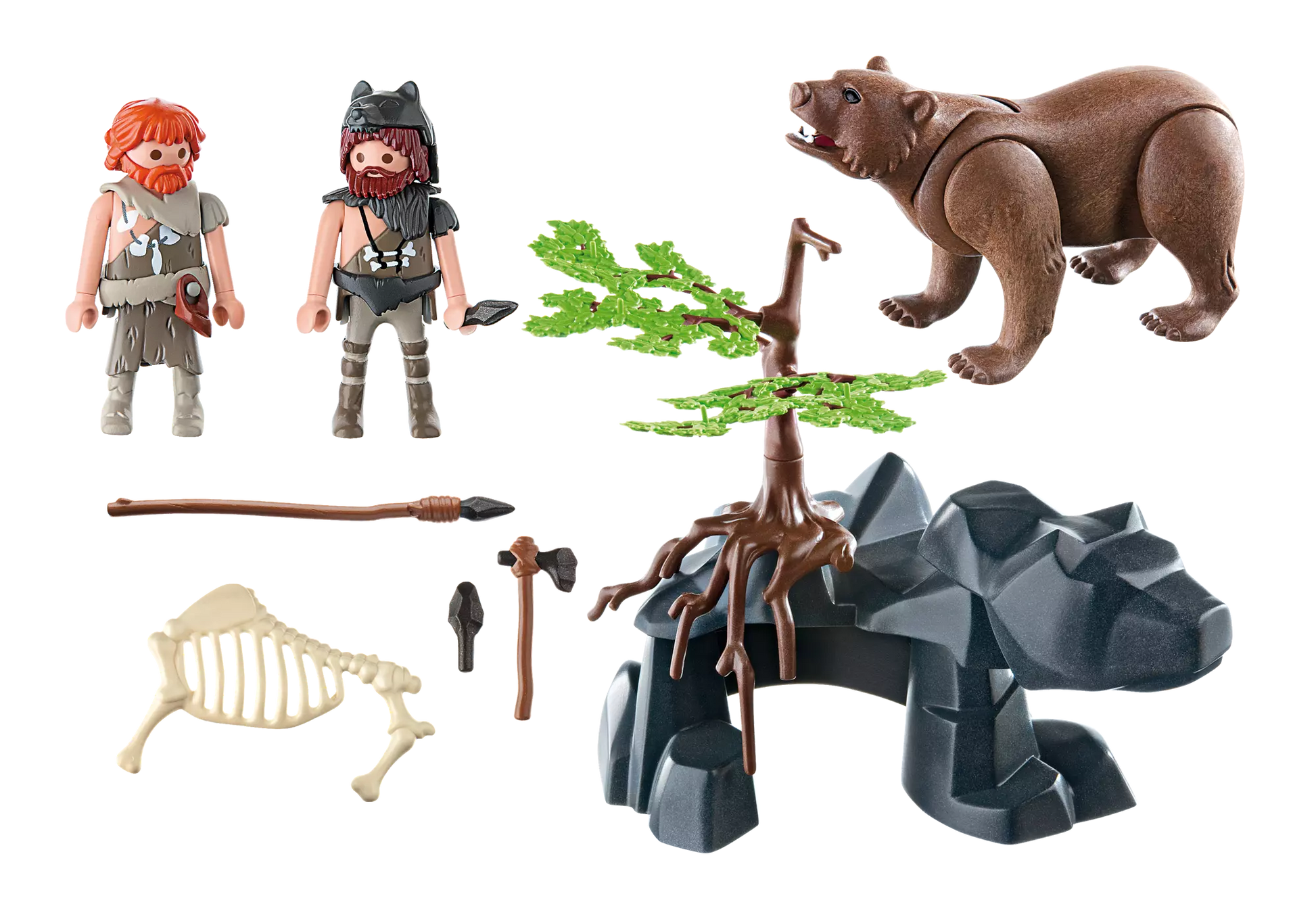 Playmobil 5103 Sammlerstück Höhlenbär mit Höhlenmenschen - plegobil