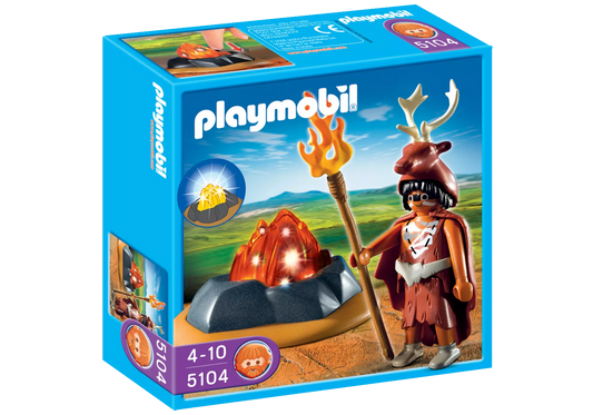 Playmobil 5104 Sammlerstück Feuerhüter mit LED Feuerfels - plegobil