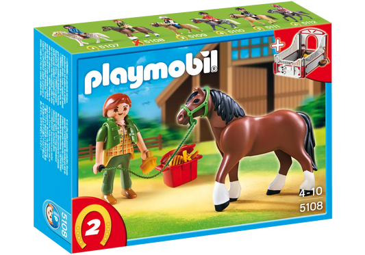 Playmobil 5108 Sammlerstück Sammelpferd 2 Shire Horse - plegobil