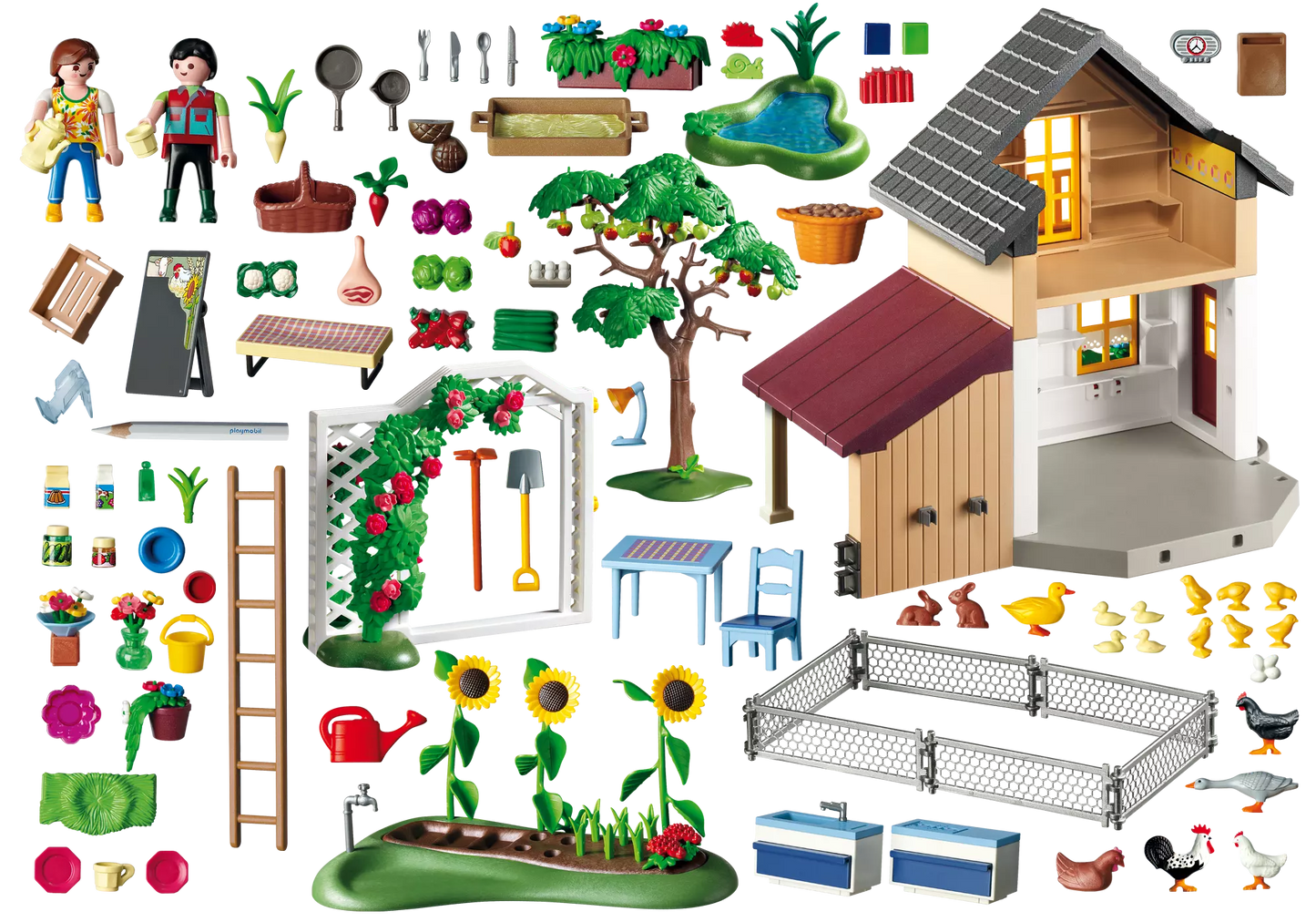 Playmobil 5120 Sammlerstück Bauernhaus mit Hofladen - plegobil